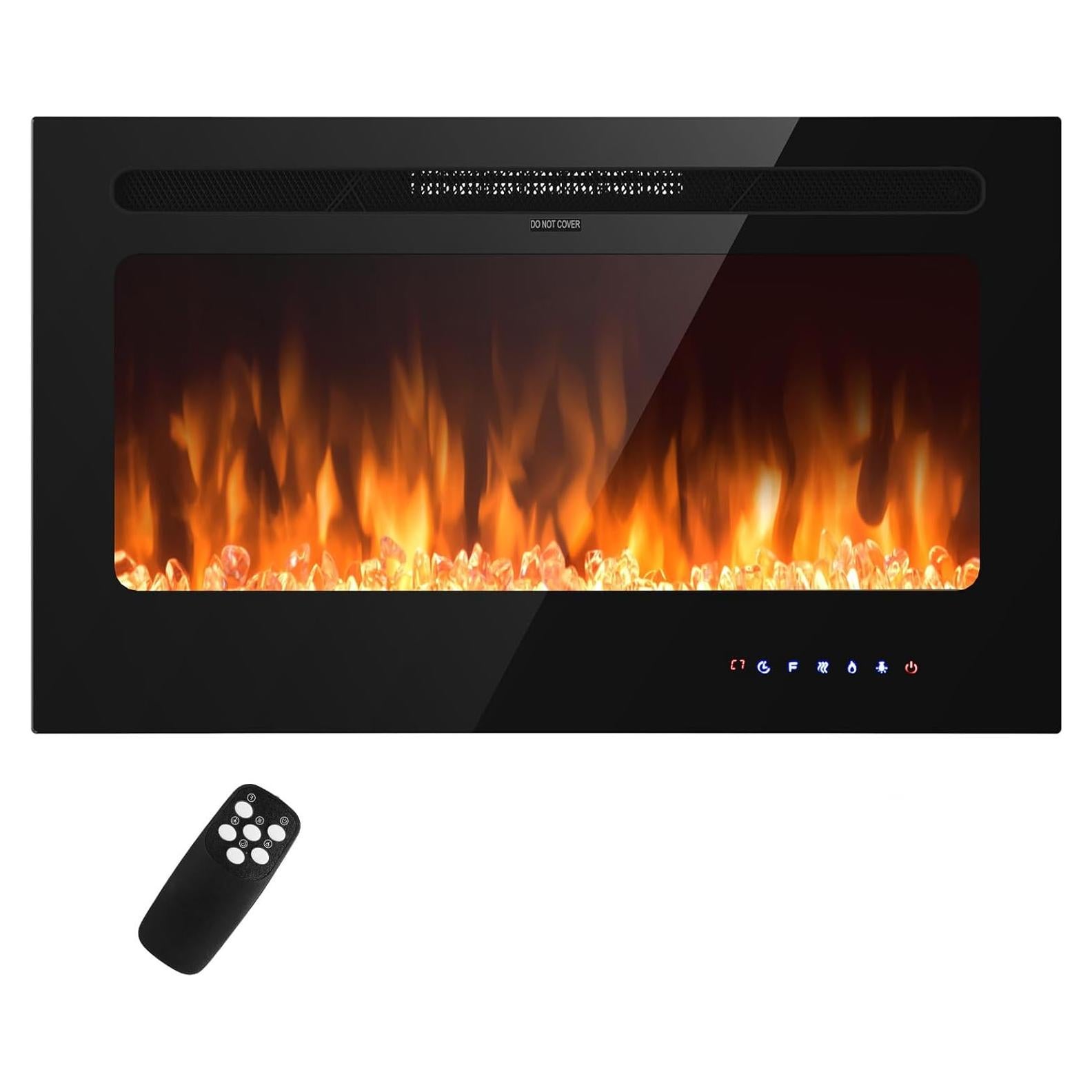 Insertos de Chimenea Eléctrica RELAX4LIFE 36" 750/1500W