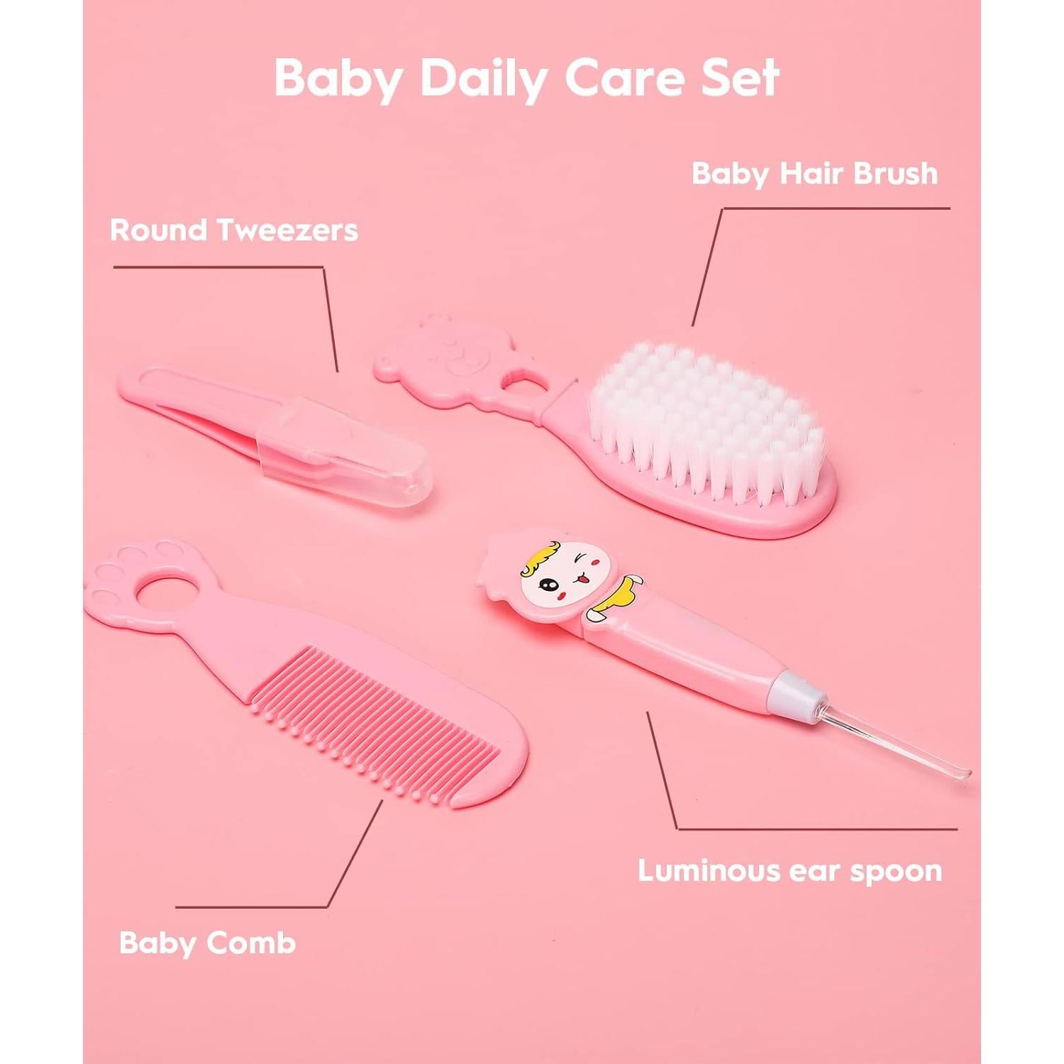 Kit de Cuidado y Aseo para Bebés Yasew Rosa - Completo y Seguro