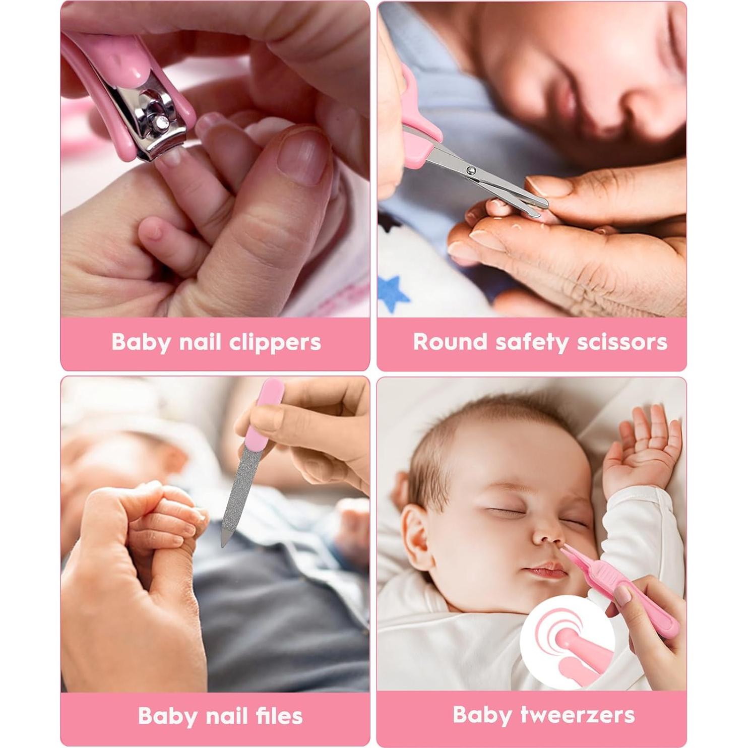 Kit de Cuidado y Aseo para Bebés Yasew Rosa - Completo y Seguro