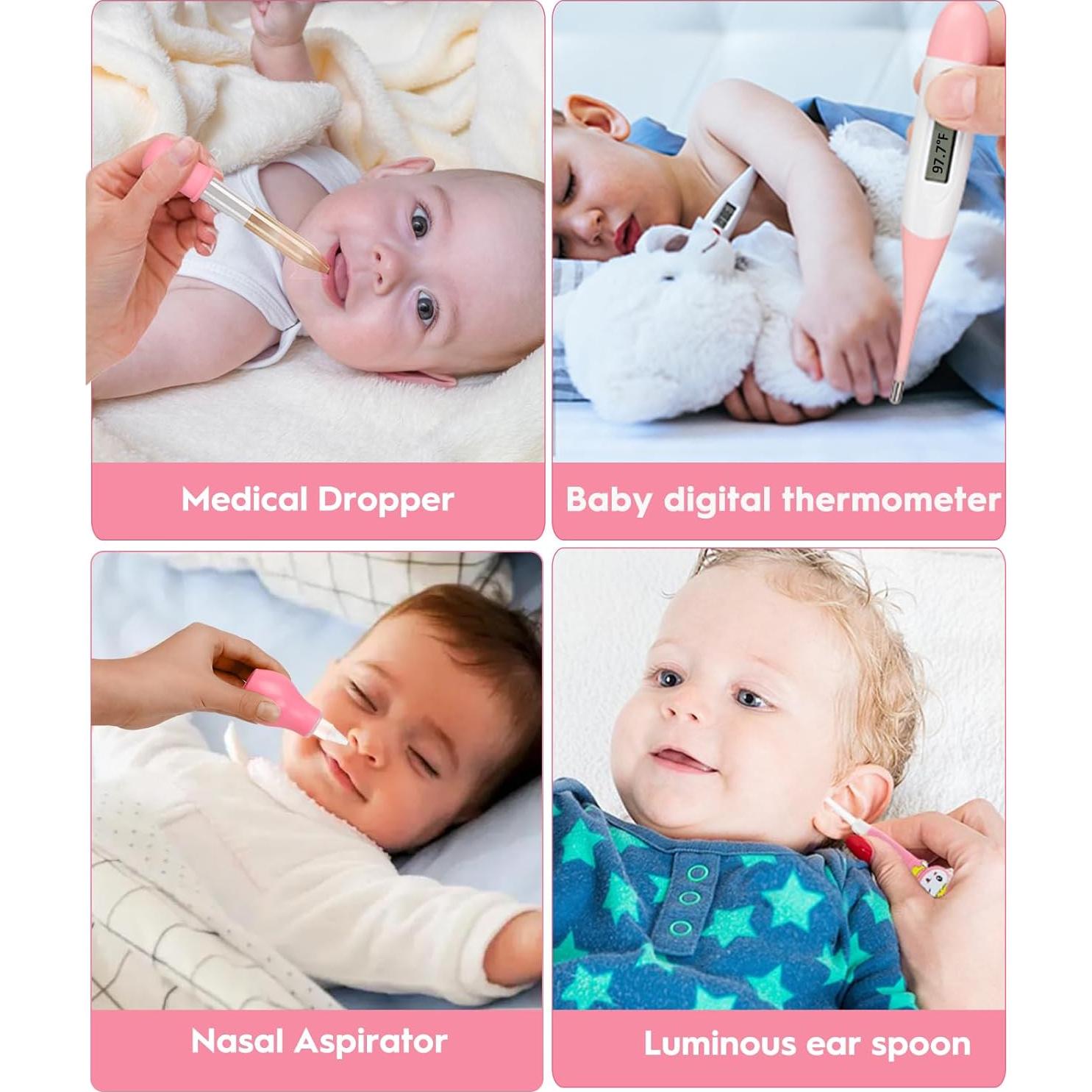 Kit de Cuidado y Aseo para Bebés Yasew Rosa - Completo y Seguro