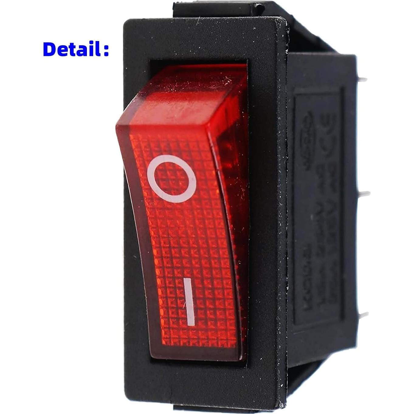 Interruptor de Palanca Iluminado TALSWIF 120927-24 3 Piezas