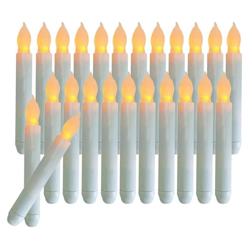 Set de 24 Velas LED sin llama xunhuimemory amarillas
