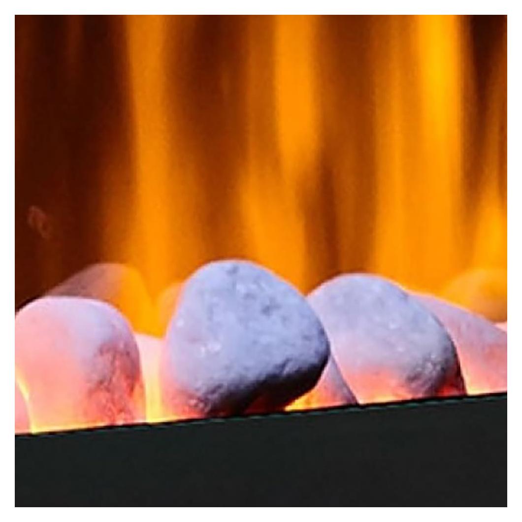 Medios de Piedra Blanca Cerámica SimpliFire para Chimenea