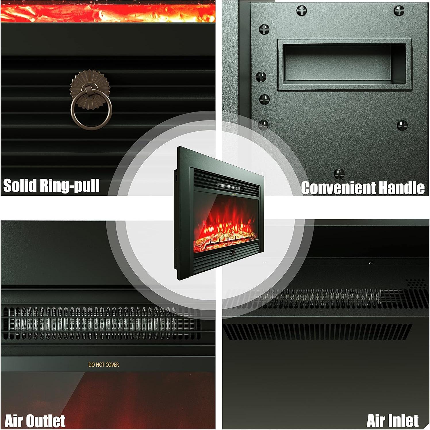 Chimenea Eléctrica ARLIME 72.39 cm con Control Remoto