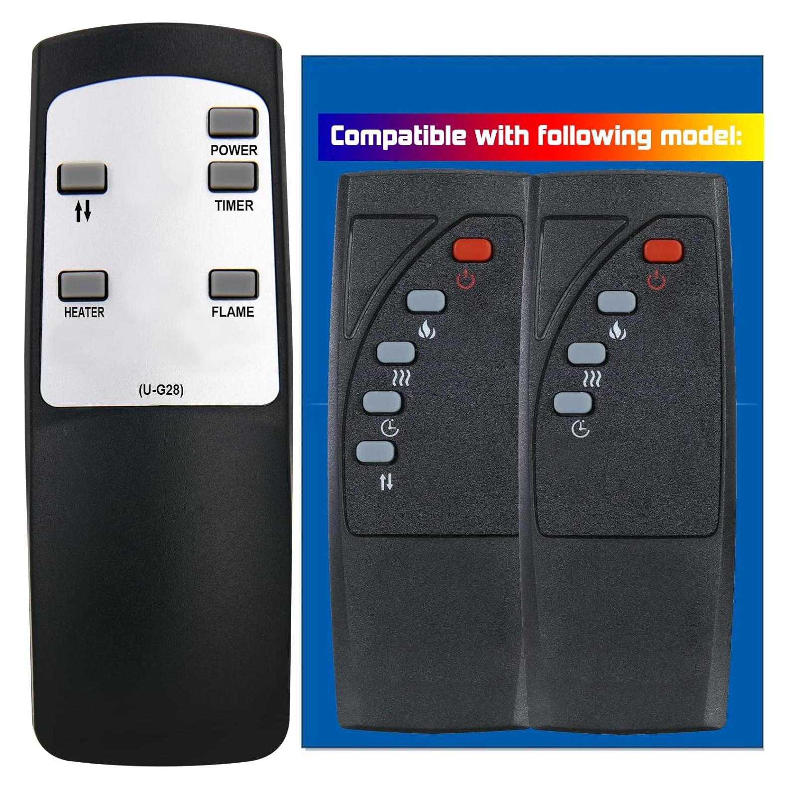 Control Remoto Reemplazo Altra Flame FA23V60L Chimenea