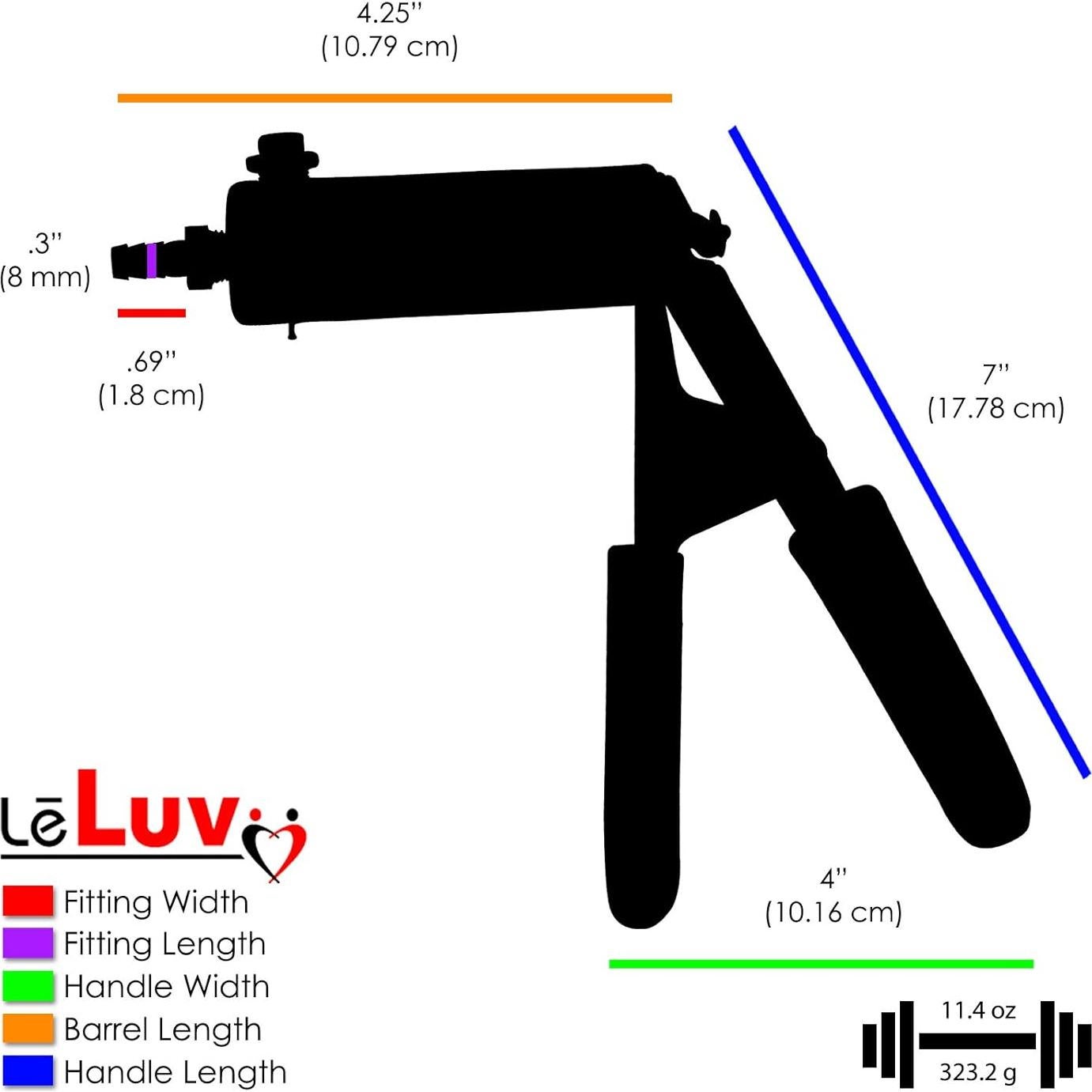 Bomba de Vacío LeLuv de Latón con Manómetro y Manguera 45,72 cm