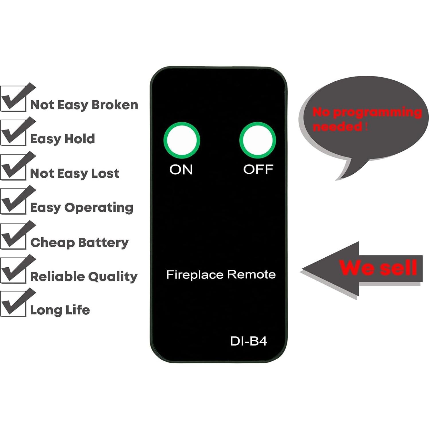 Control Remoto Reemplazo Dimplex DF2608 DF2622 - 40.8g