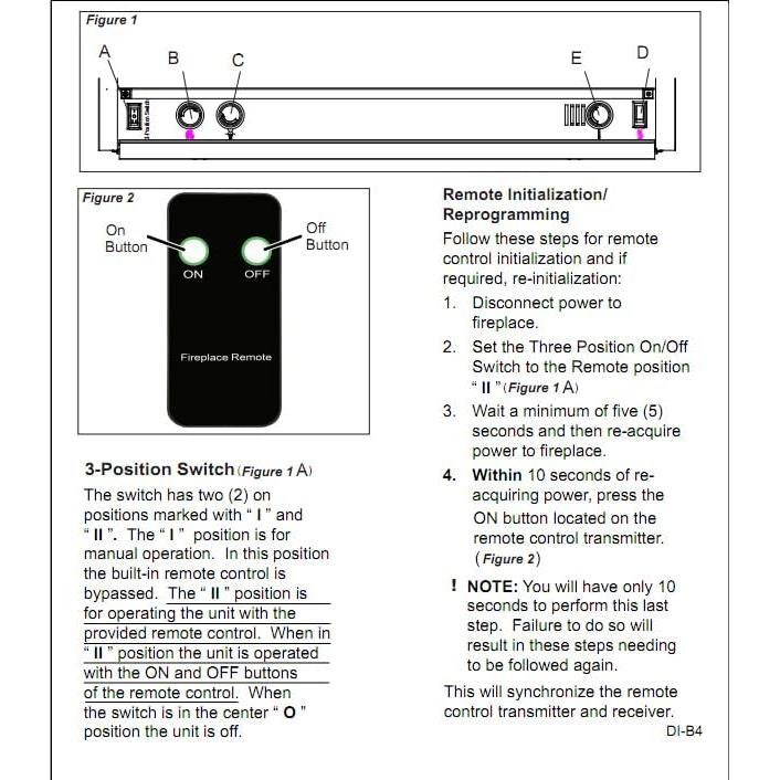 Control Remoto Reemplazo Dimplex DF2608 DF2622 - 40.8g