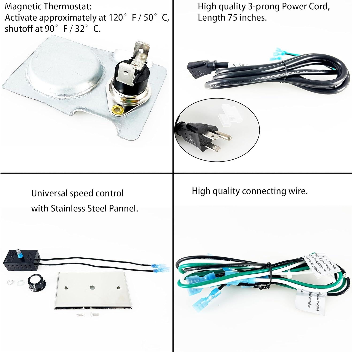 Kit Soplador Chimenea Direct Store DN112 130 CFM 3000 RPM