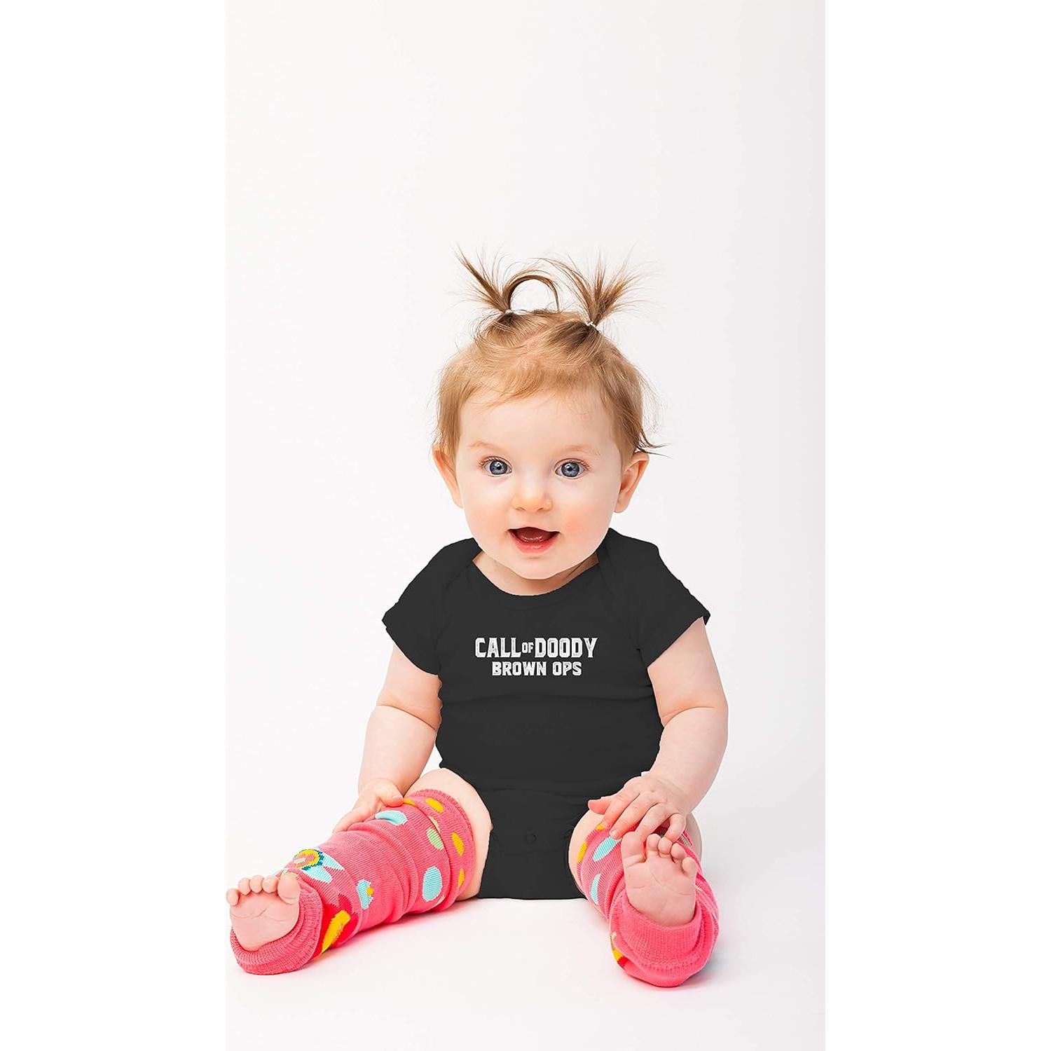 Body Divertido para Bebé Funnwear 6 Meses Color Negro