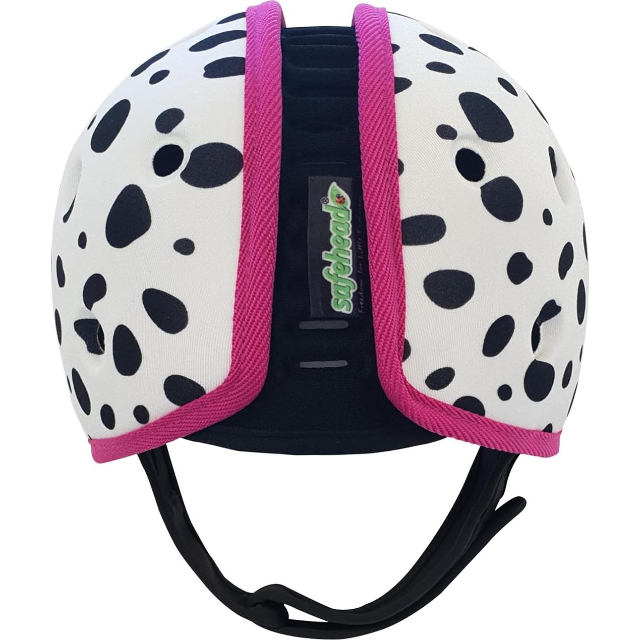 Casco Protector SafeheadBABY Dálmata Rosa para Bebés