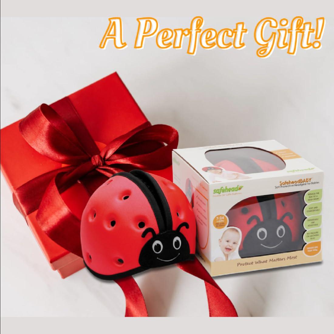 Casco Protector SafeheadBABY Dálmata Rosa para Bebés