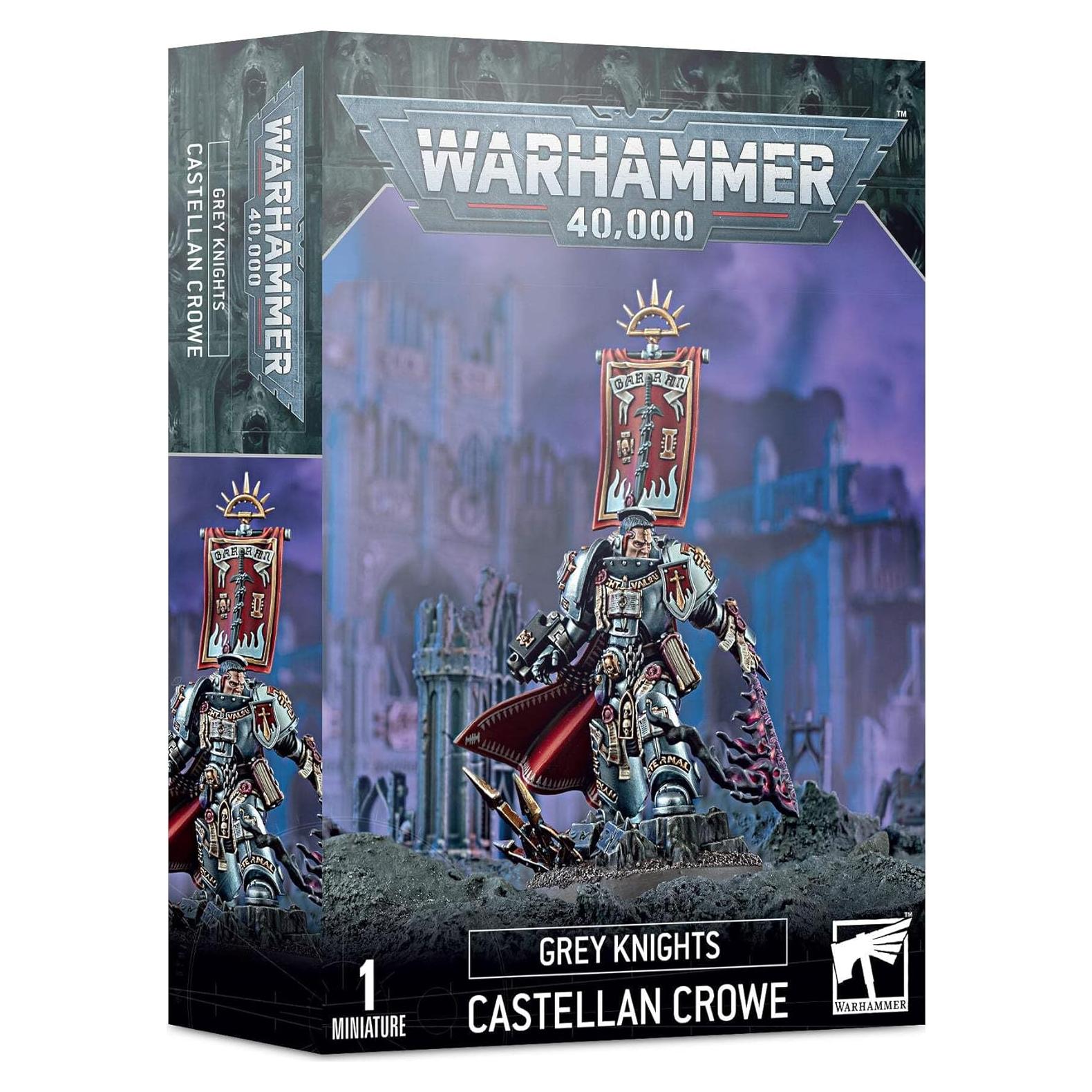 Figura Warhammer 40k Caballero Crowe Games Workshop 10x1.3cm