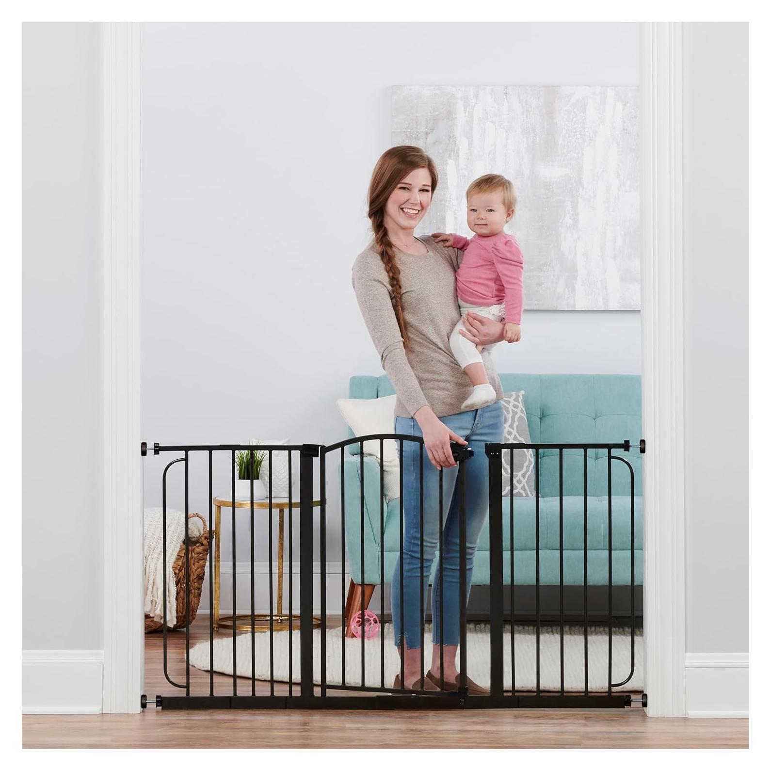 Puerta para Bebés Extra Ancha 147 cm Regalo Home