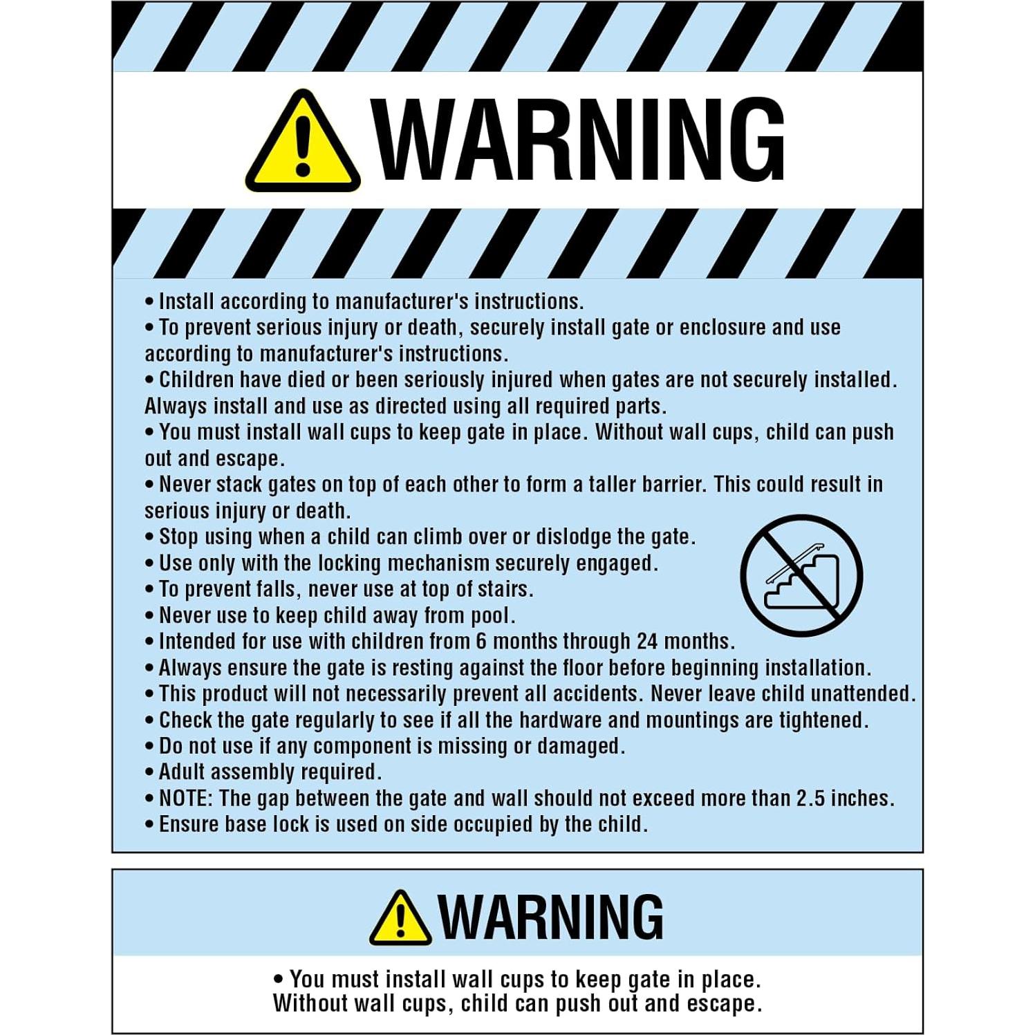 Puerta para Bebés Extra Ancha 147 cm Regalo Home