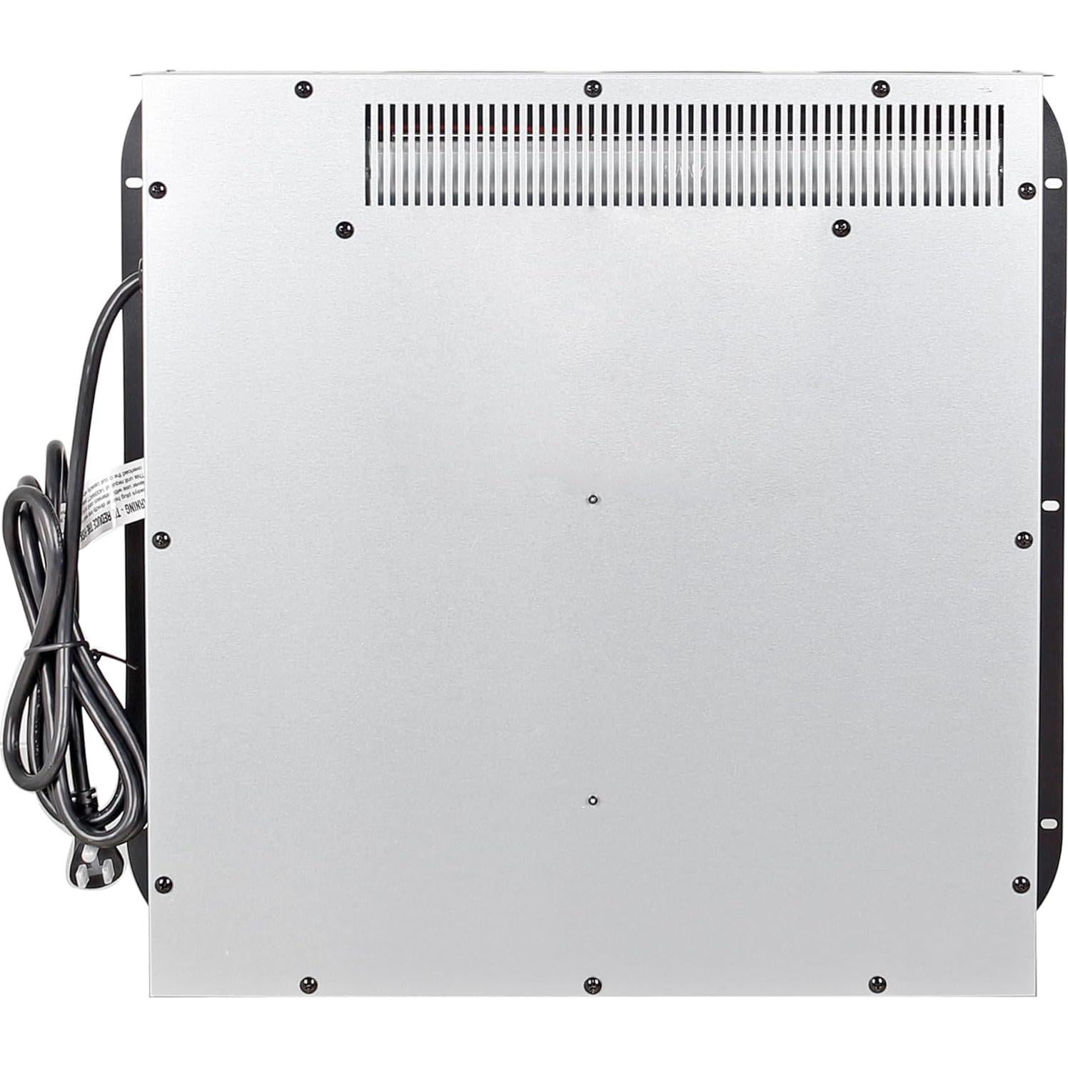 Chimenea Eléctrica YIMUSTUK 18'' Negra Calentador 1400W