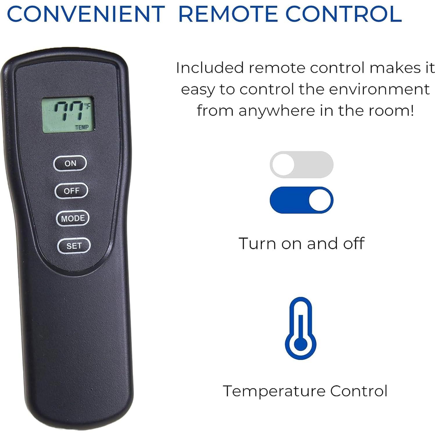 Conjunto de troncos Duluth Forge 18" gas sin ventilación 30000 BTU