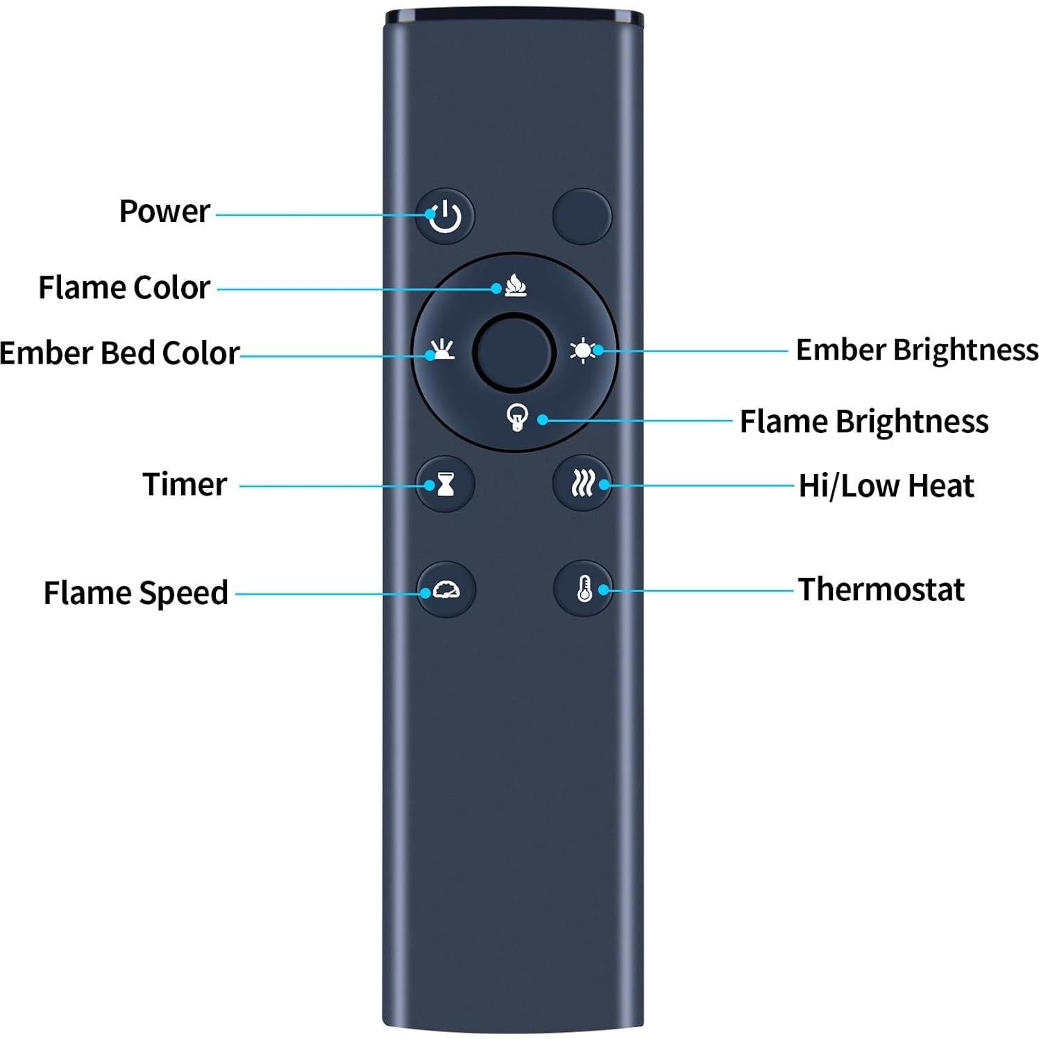 Control Remoto RETROSUN para Chimenea Eléctrica Touchstone