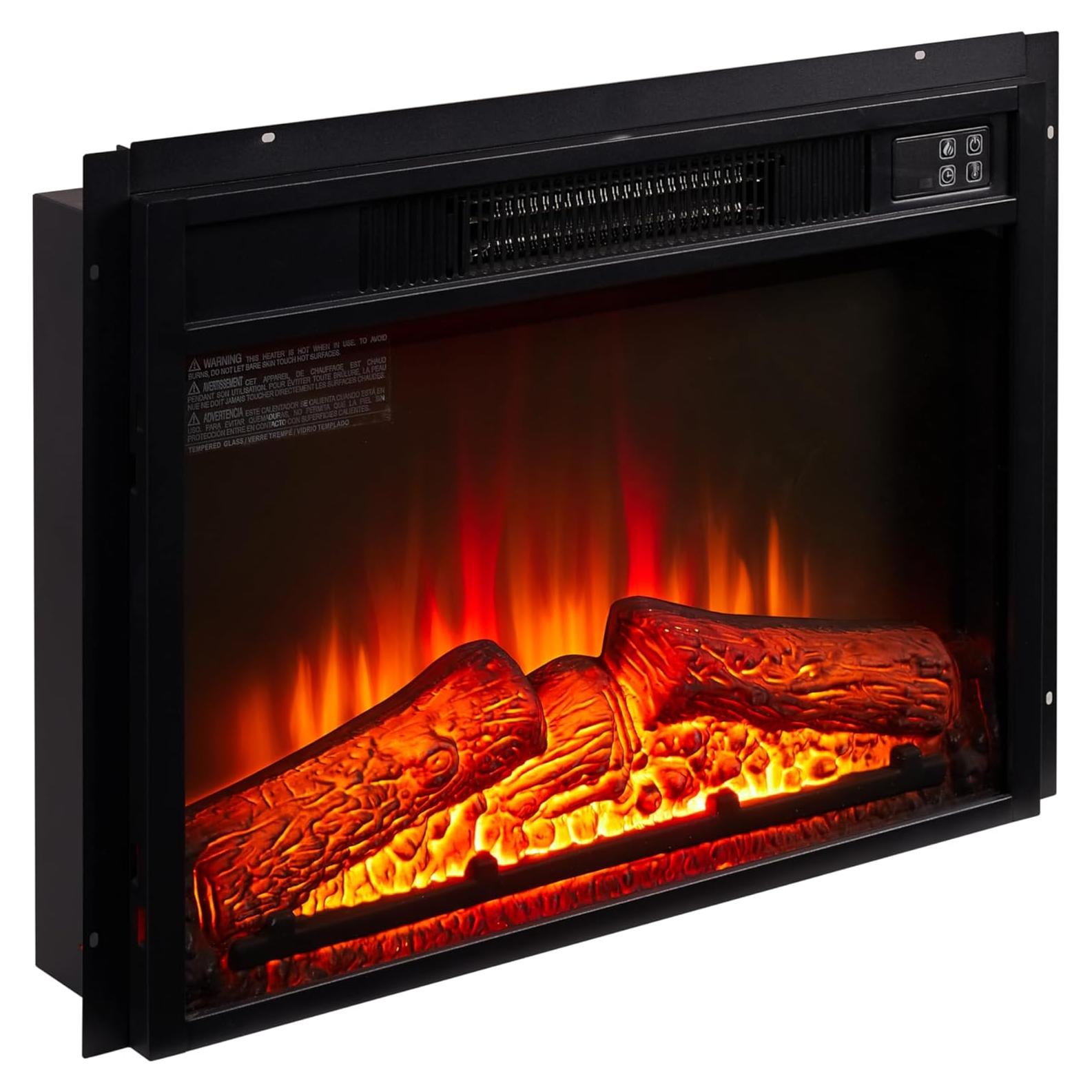 Chimenea Eléctrica Insertar QiMaiee 45.72 cm 1400W