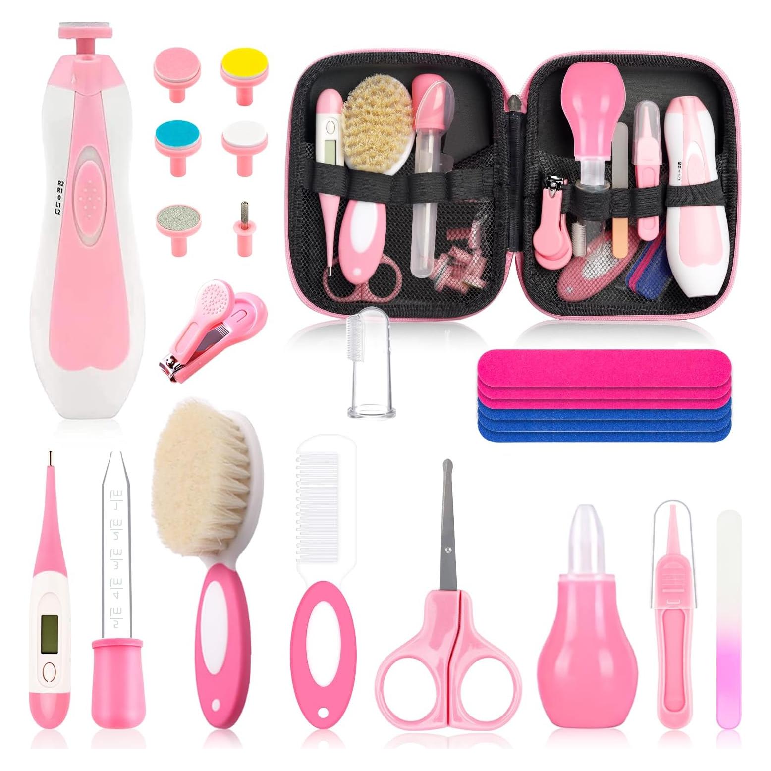 Kit de Cuidado para Bebés Esonto 24 Piezas Rosa
