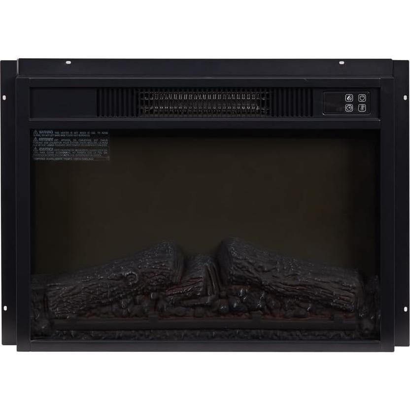 Chimenea Eléctrica Insertar Genérico 1400W 58.42cm Negra