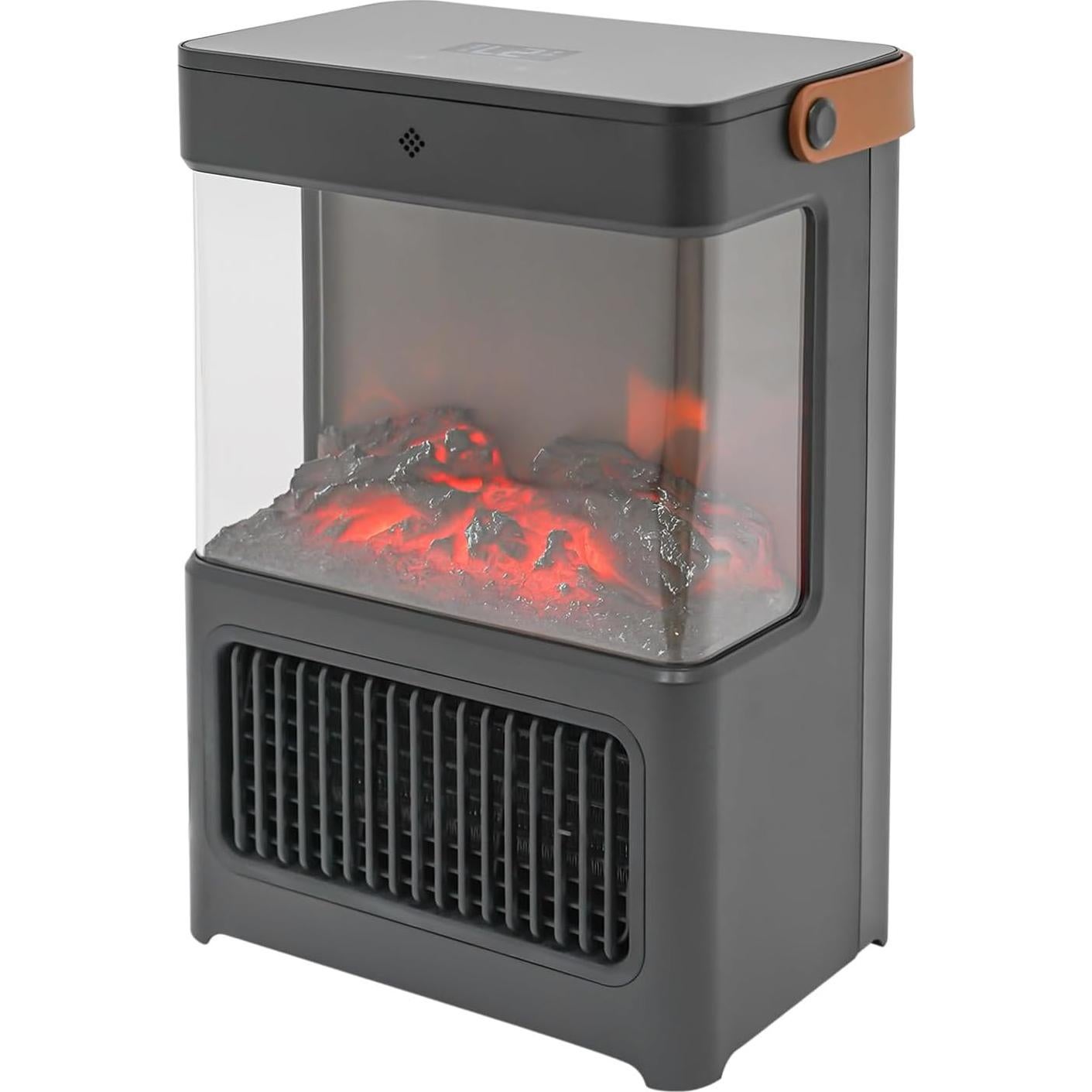 Calentador de Chimenea Eléctrica WANLECY 1500W con Control Remoto