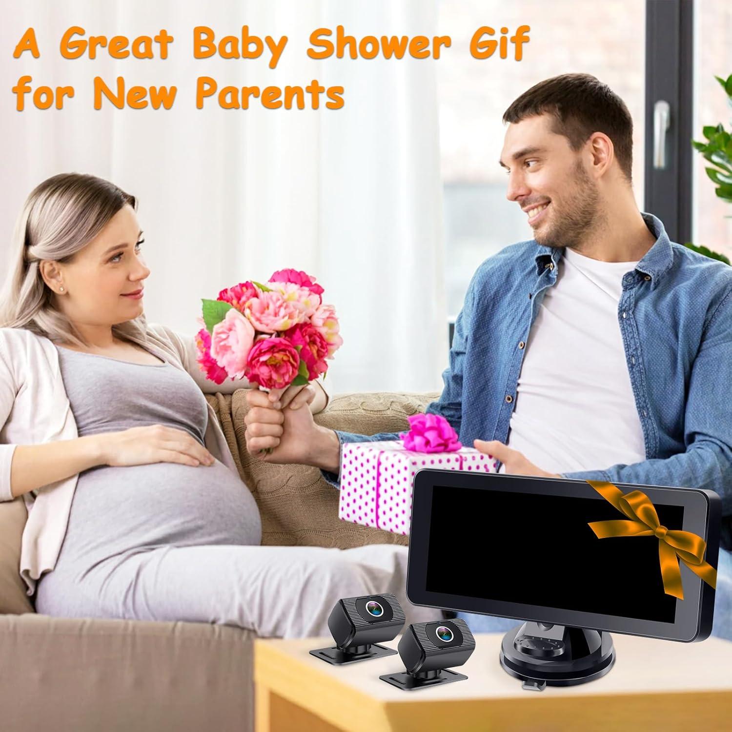 Cámara para Bebés en el Auto Yakry Y13 - Pantalla 6.9" HD 1080P