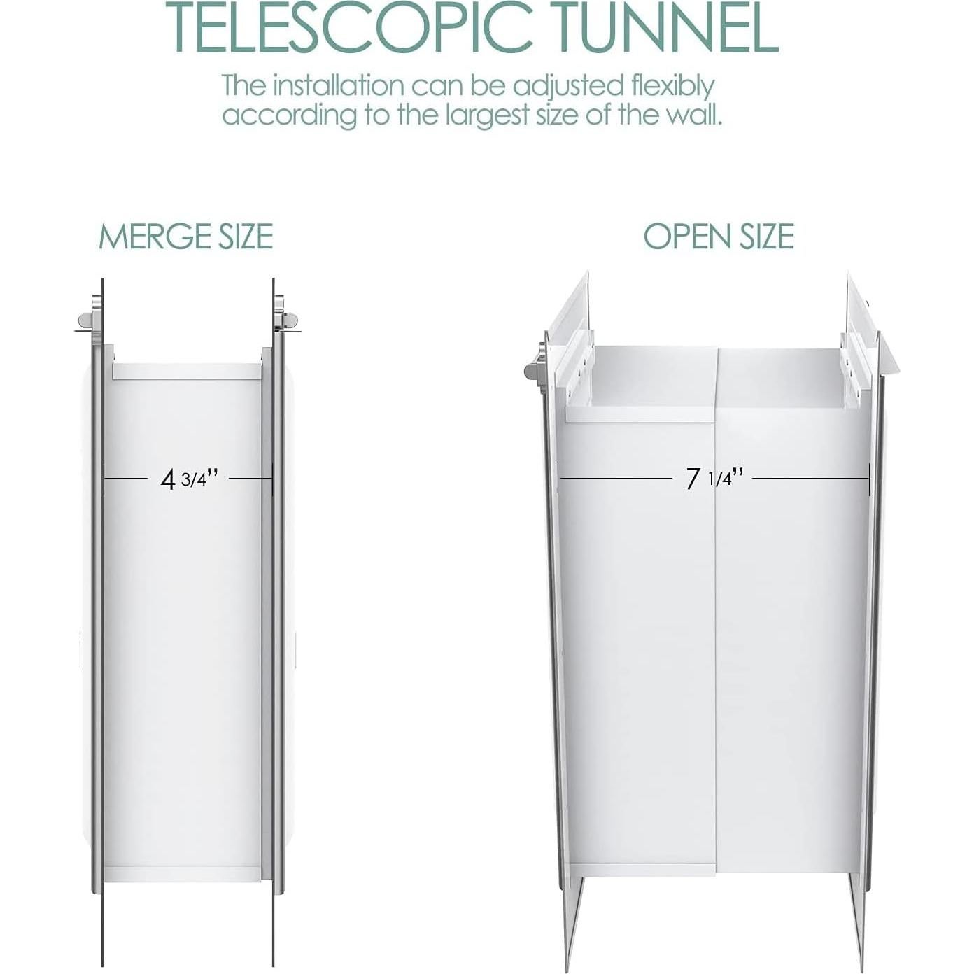 Puerta para Mascotas Baboni Grande 3 Aletas Metal Aluminio