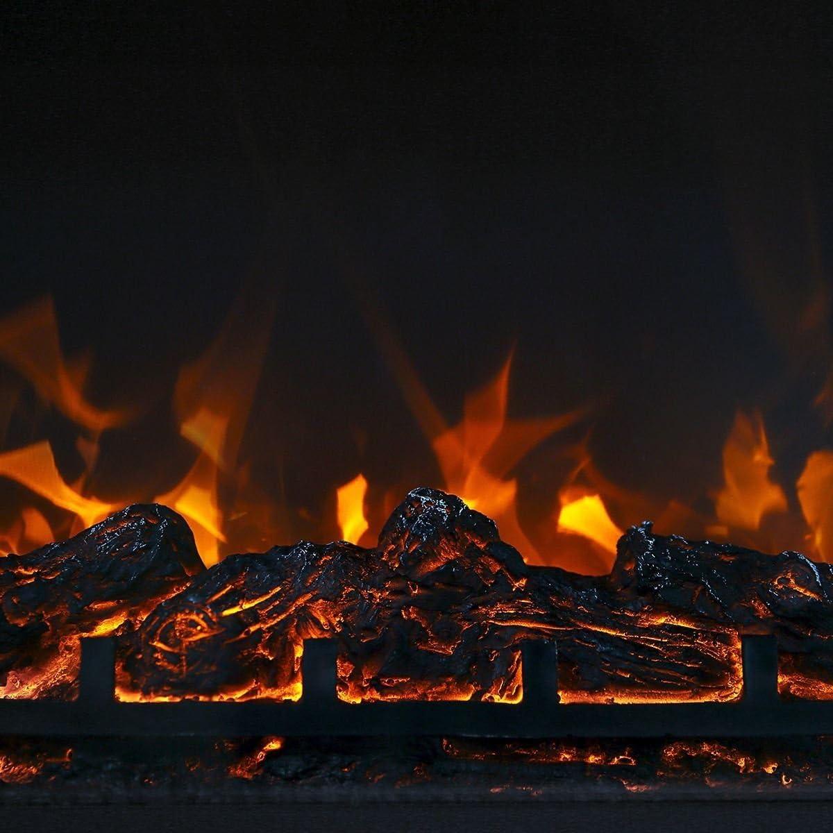 Insertador de Chimenea Eléctrico Ghillie Suit 72.4 cm Control Remoto