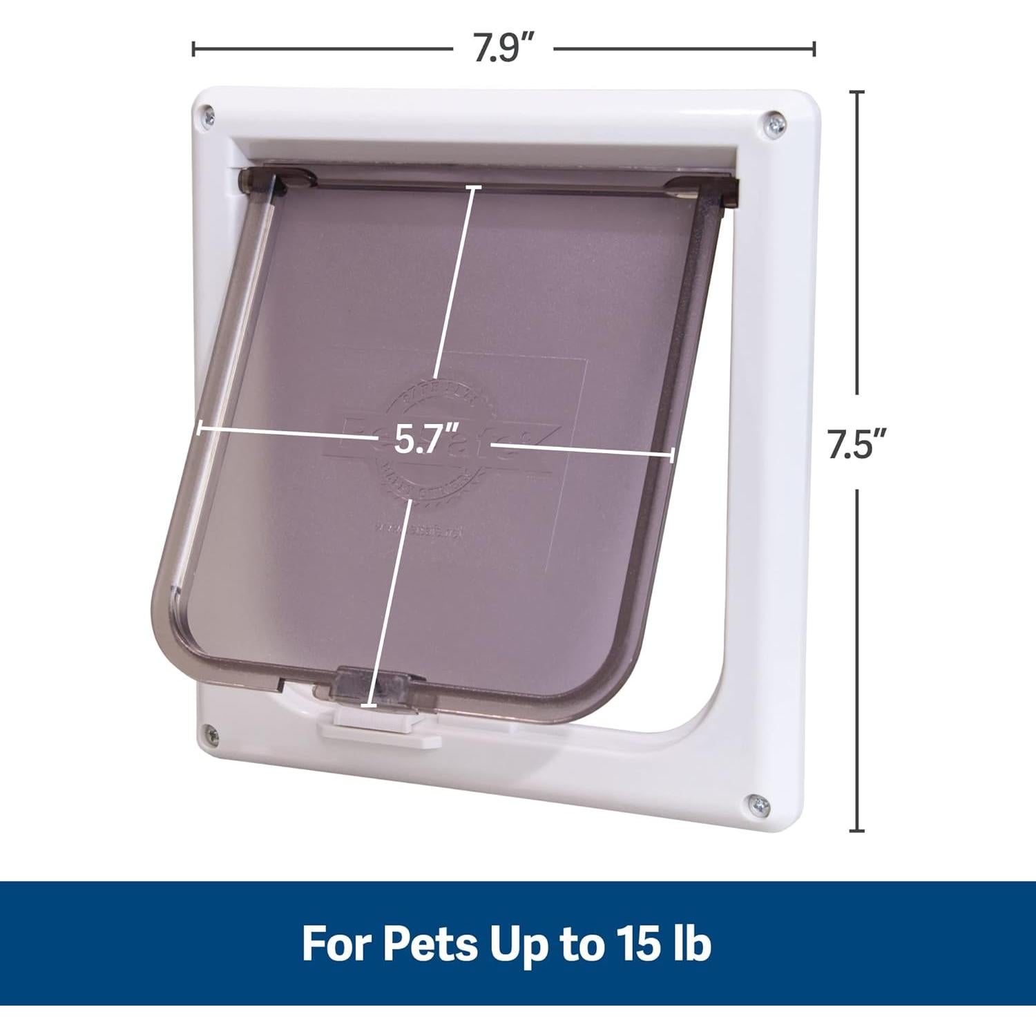 Puerta para Gatos PetSafe Cerradura 2 Vías 14.6x14.6cm