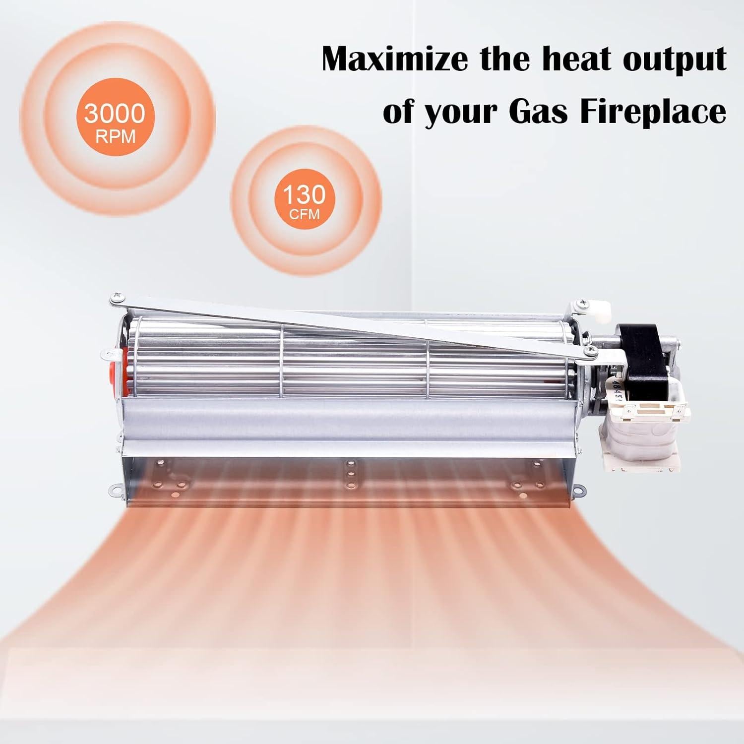 Ventilador Soplador de Chimenea Hiorucet GFK4 130 CFM