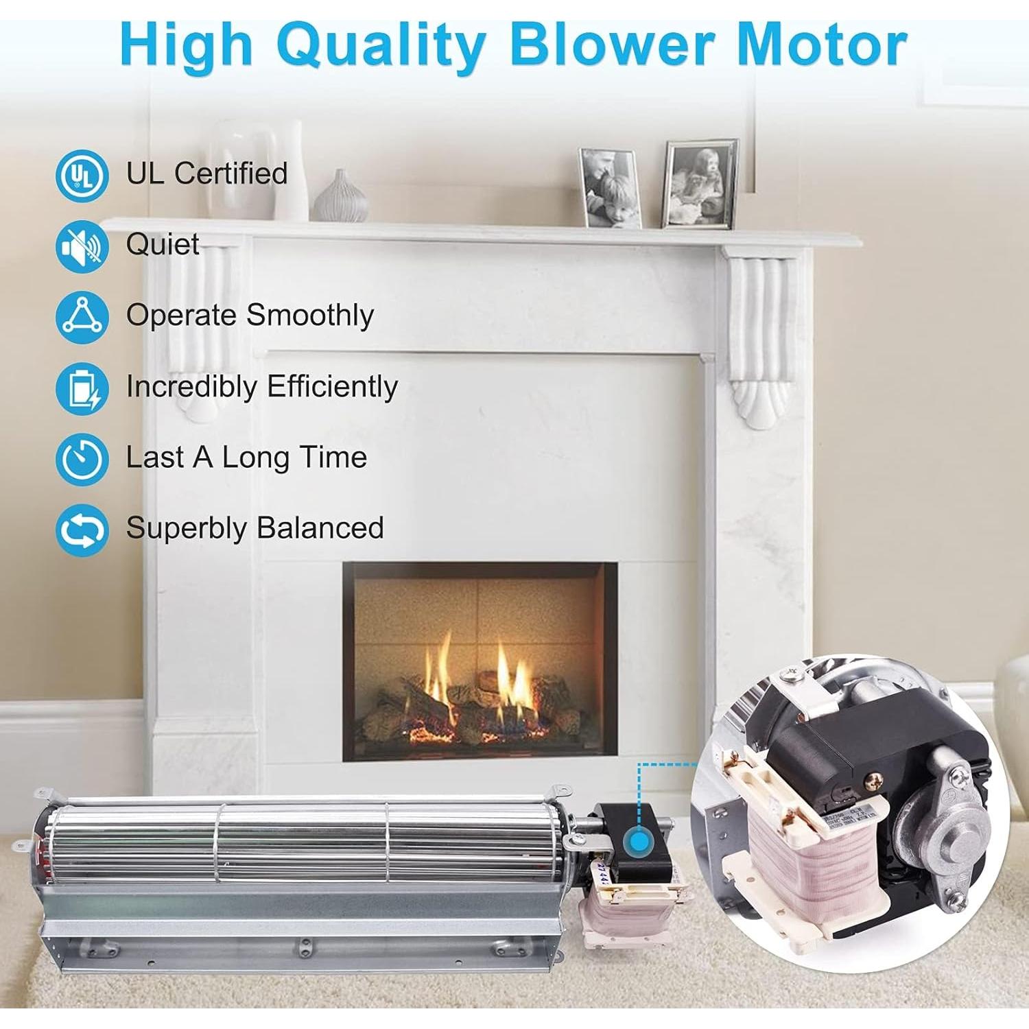 Ventilador de Chimenea Hipoilk GA3700 160 CFM 3000 RPM