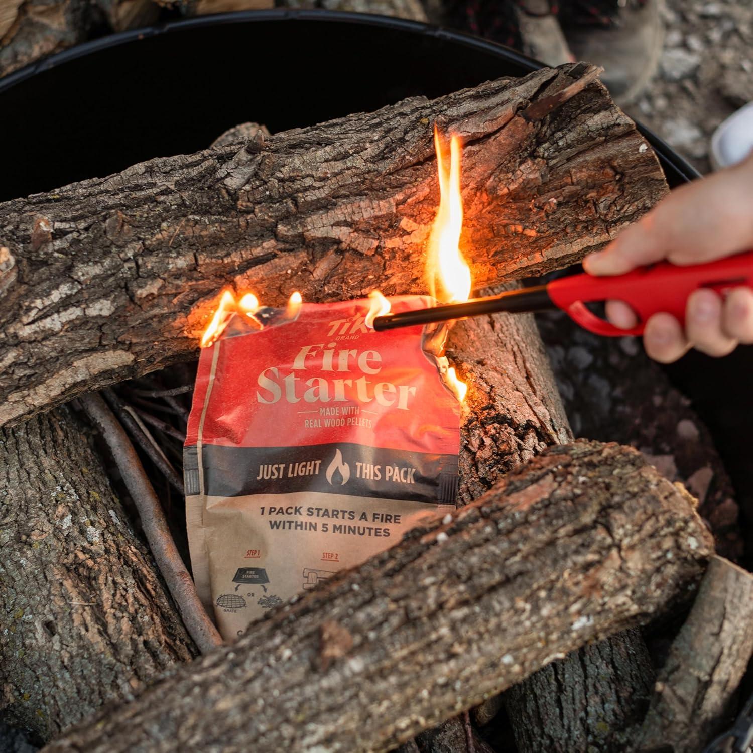 Paquete de 10 Encendedores TIKI para Fuego Rápido 0,45 kg
