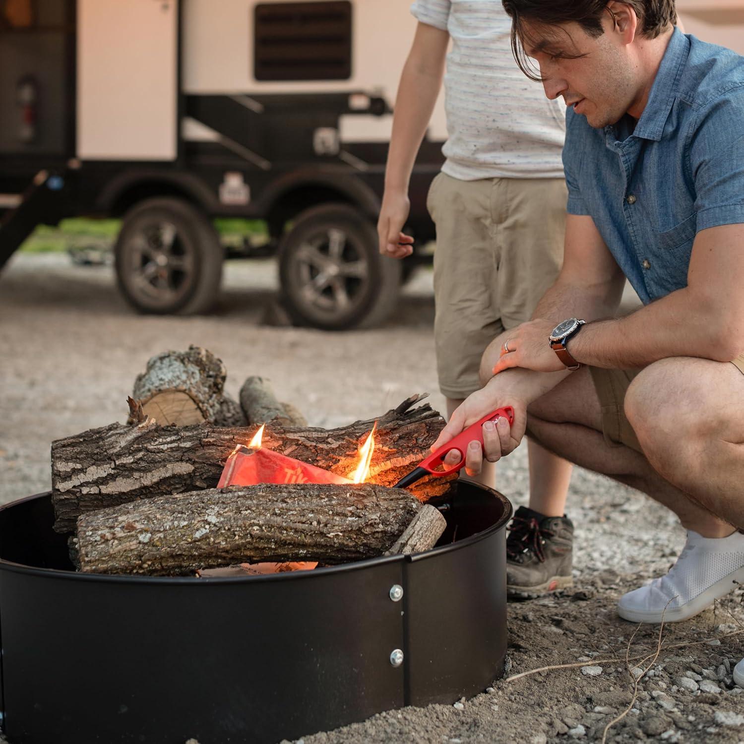 Paquete de 10 Encendedores TIKI para Fuego Rápido 0,45 kg