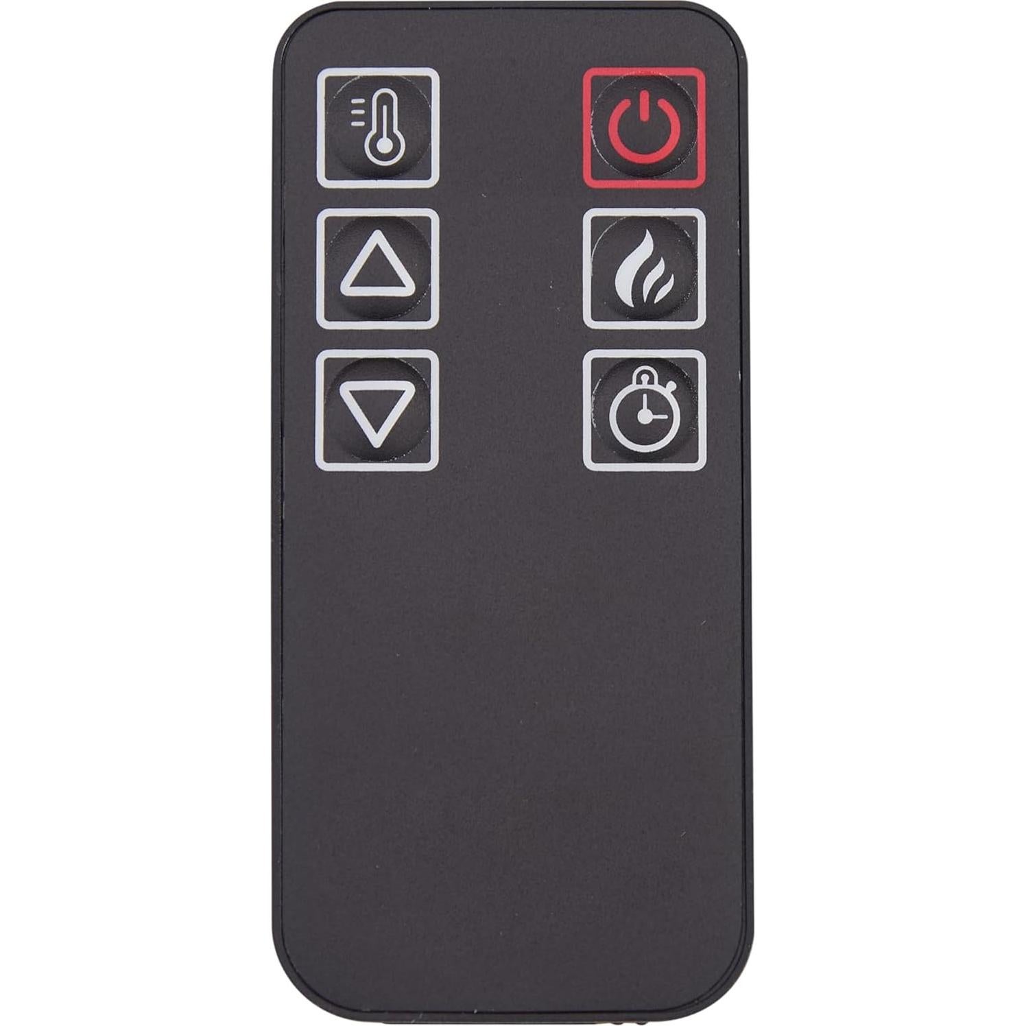 Chimenea Eléctrica Insertar Genérico 1400W 45.72 cm Negra