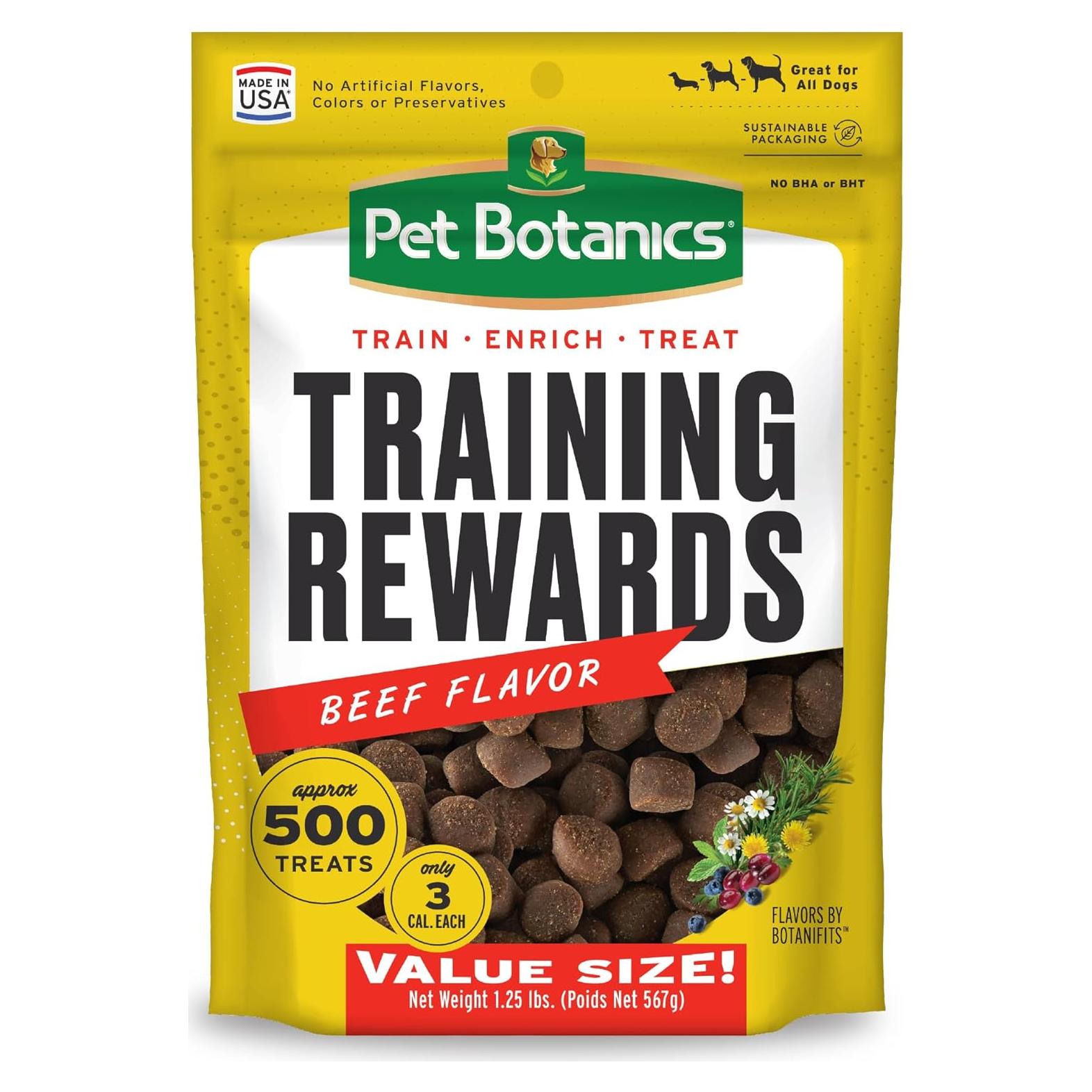 Golosinas de Entrenamiento Pet Botanics Carne de Res 0.57 kg