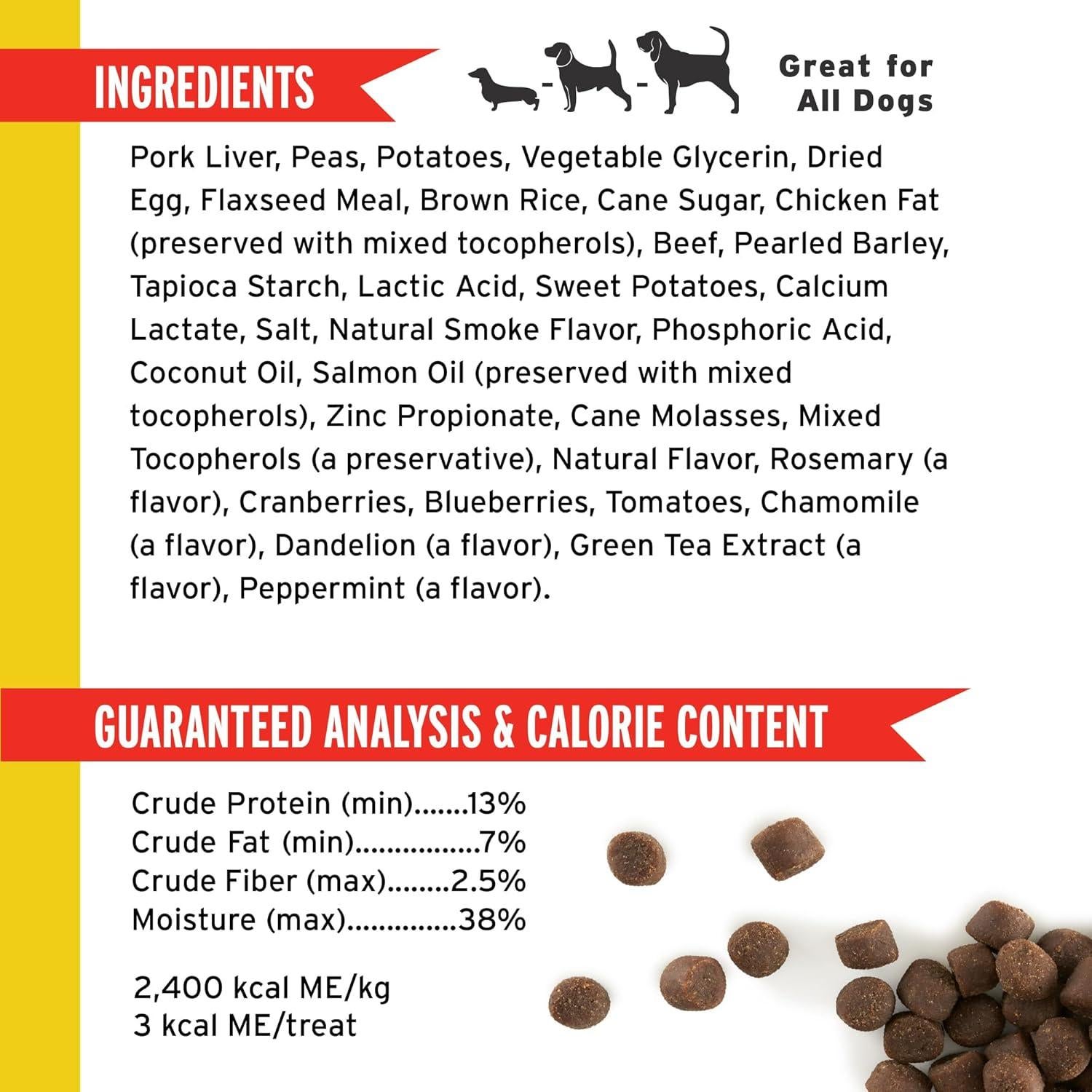 Golosinas de Entrenamiento Pet Botanics Carne de Res 0.57 kg