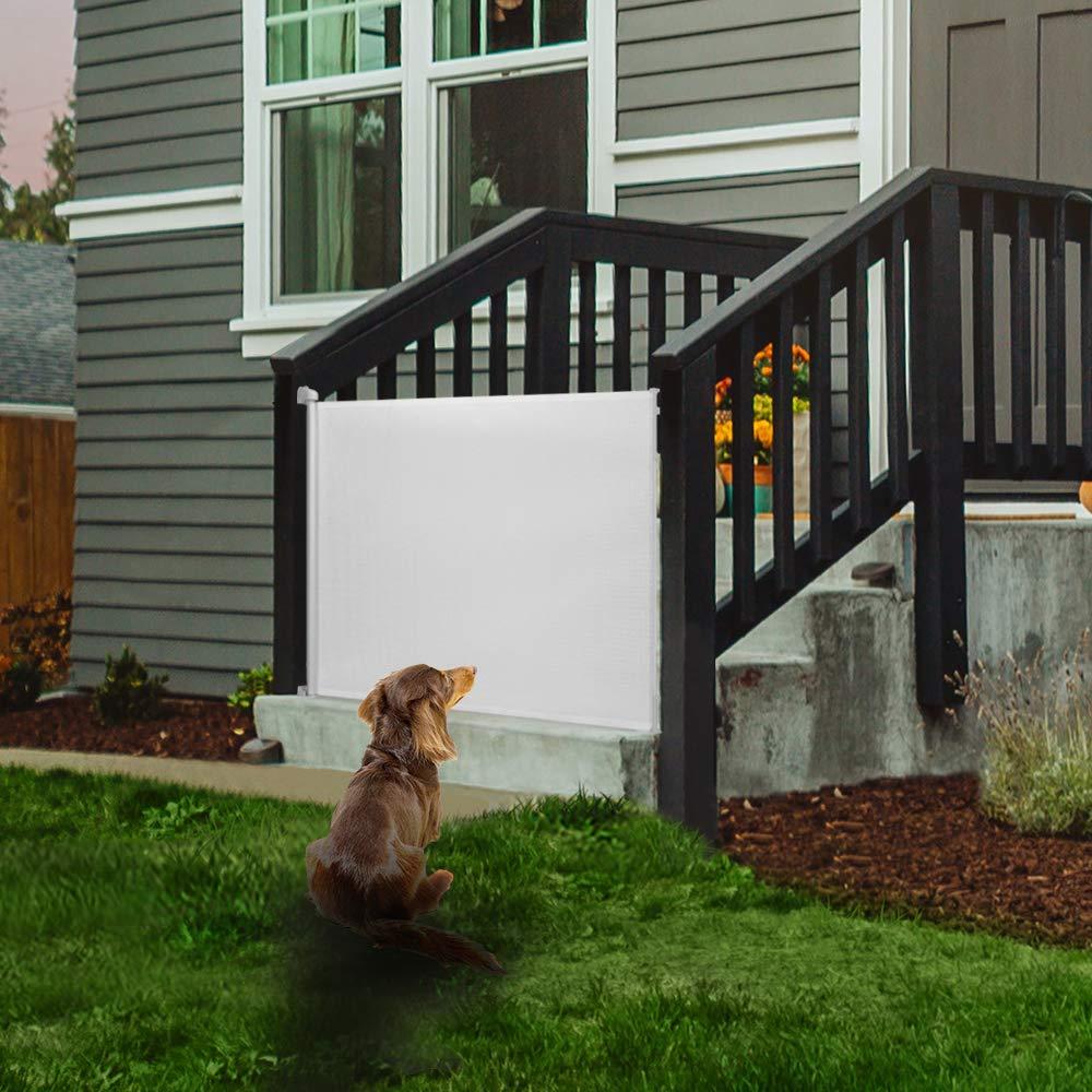 EasyBaby Puerta Retráctil Extra Ancha 83.82 cm Blanco