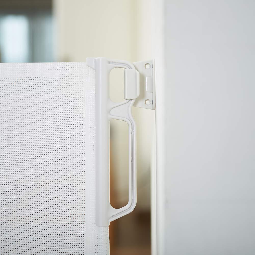 EasyBaby Puerta Retráctil Extra Ancha 83.82 cm Blanco