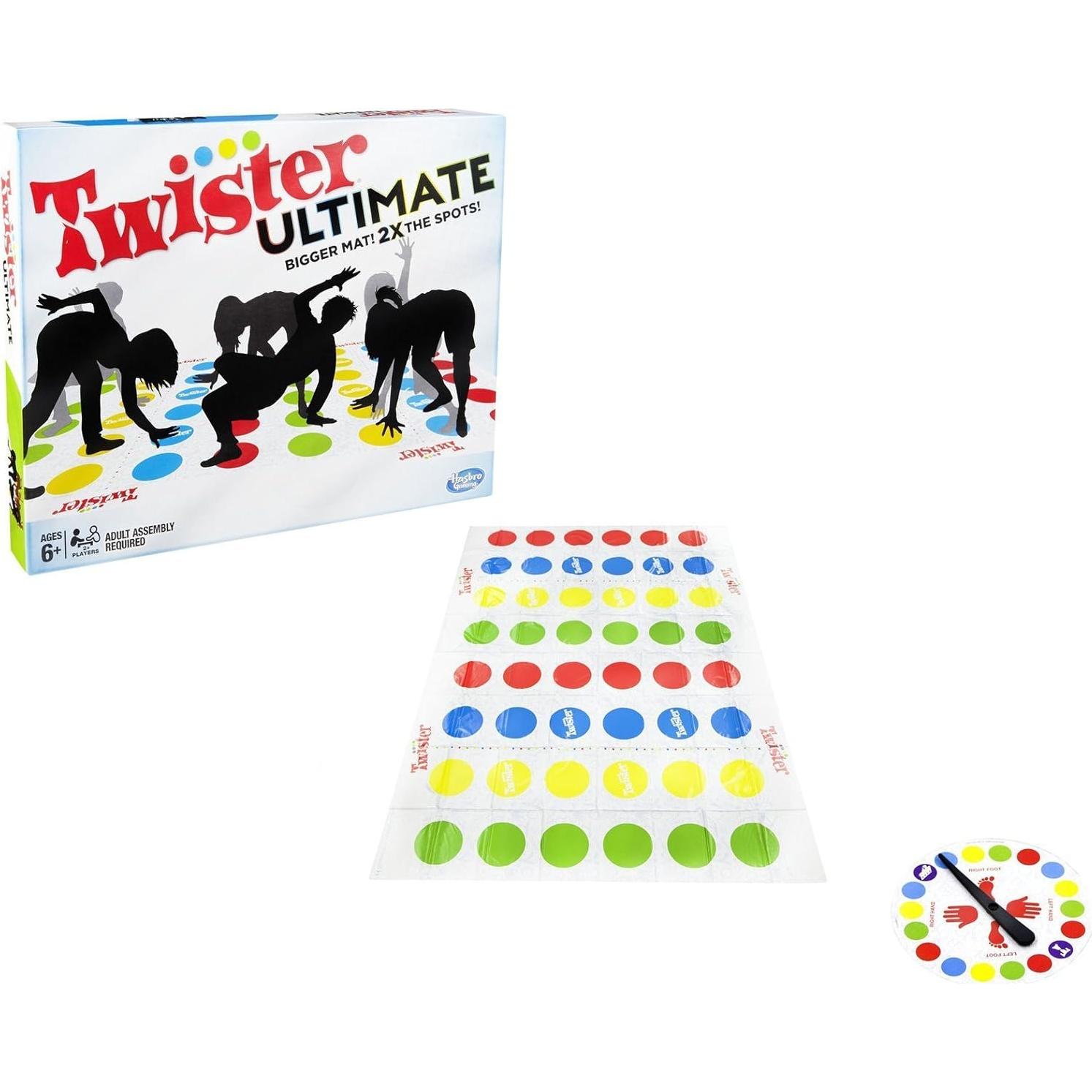 Juego Twister Ultimate Hasbro - Alfombra Grande Multicolor