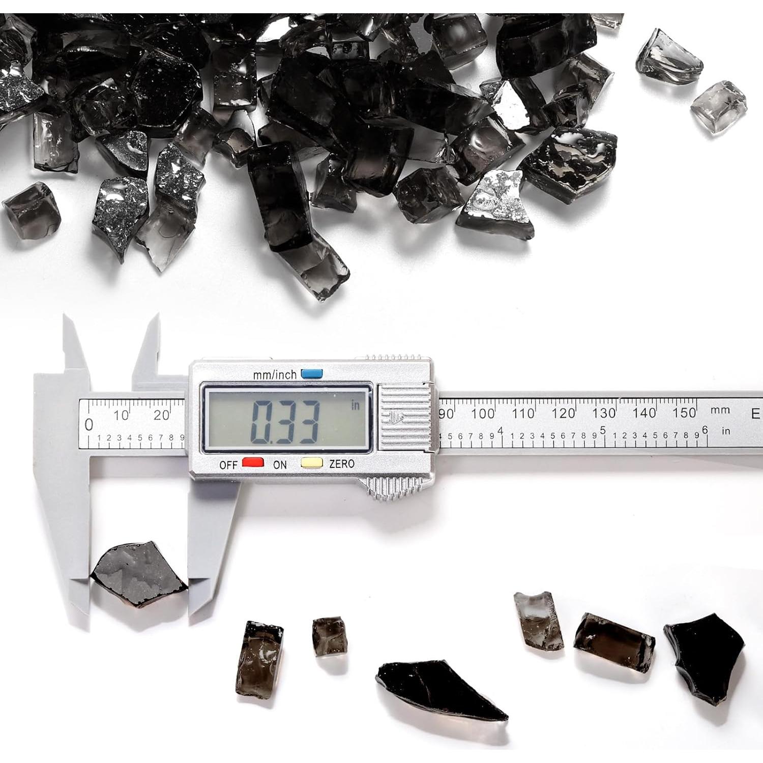 Cristales para Fogata Goaste 5.44kg Negro Ónix 1.27cm