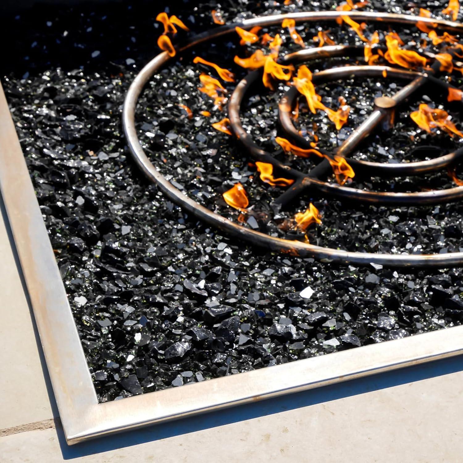 Cristales para Fogata Goaste 5.44kg Negro Ónix 1.27cm