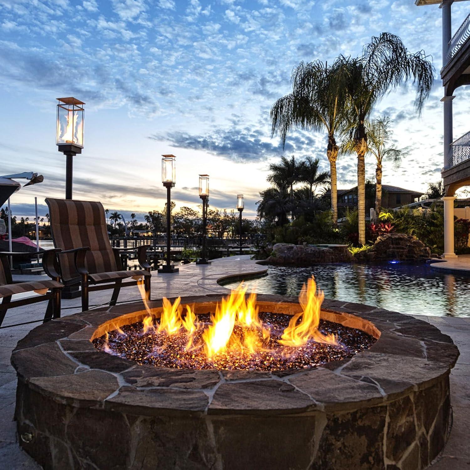 Cristales para Fogata Goaste 5.44kg Negro Ónix 1.27cm