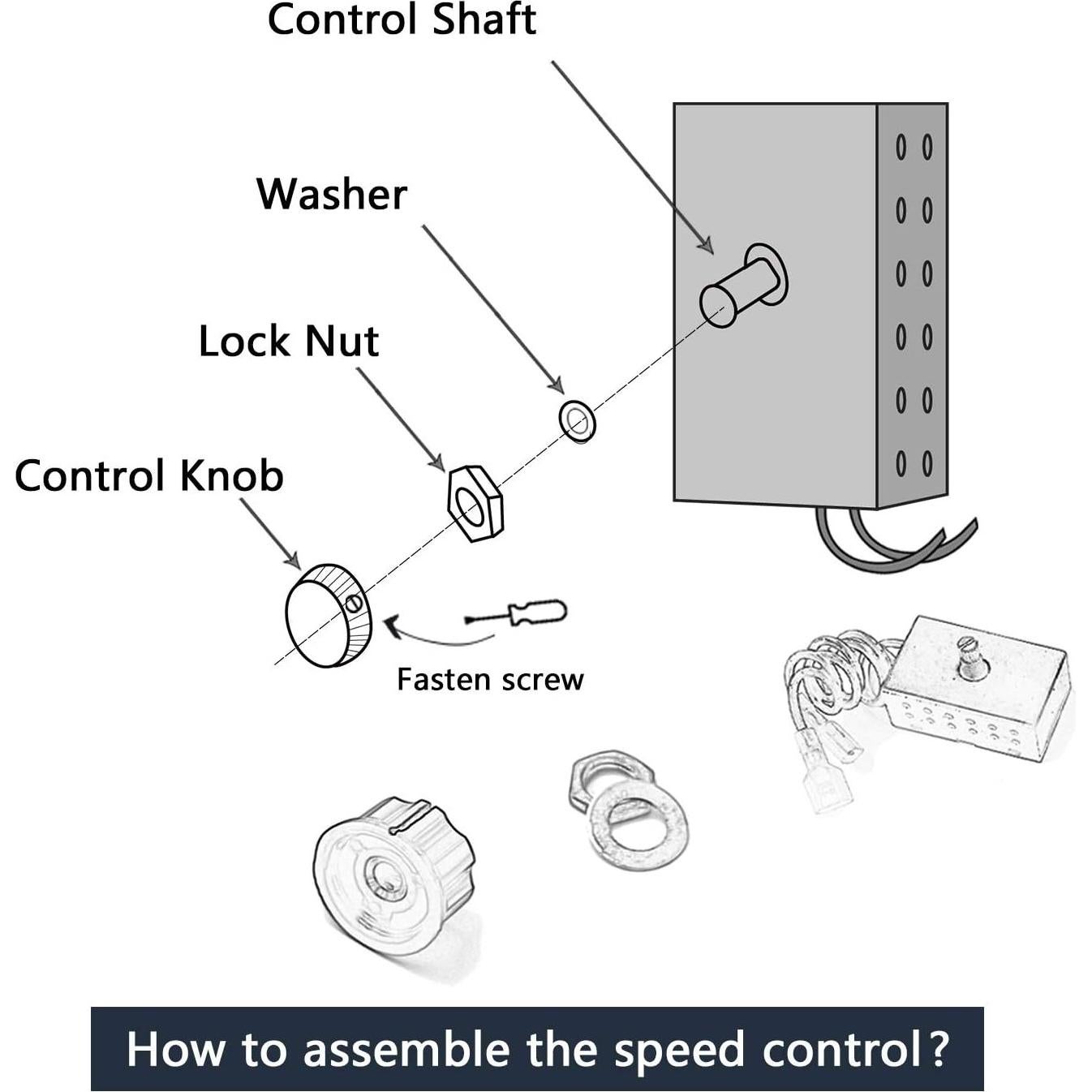 Control de Velocidad Hongso para Ventilador de Chimenea