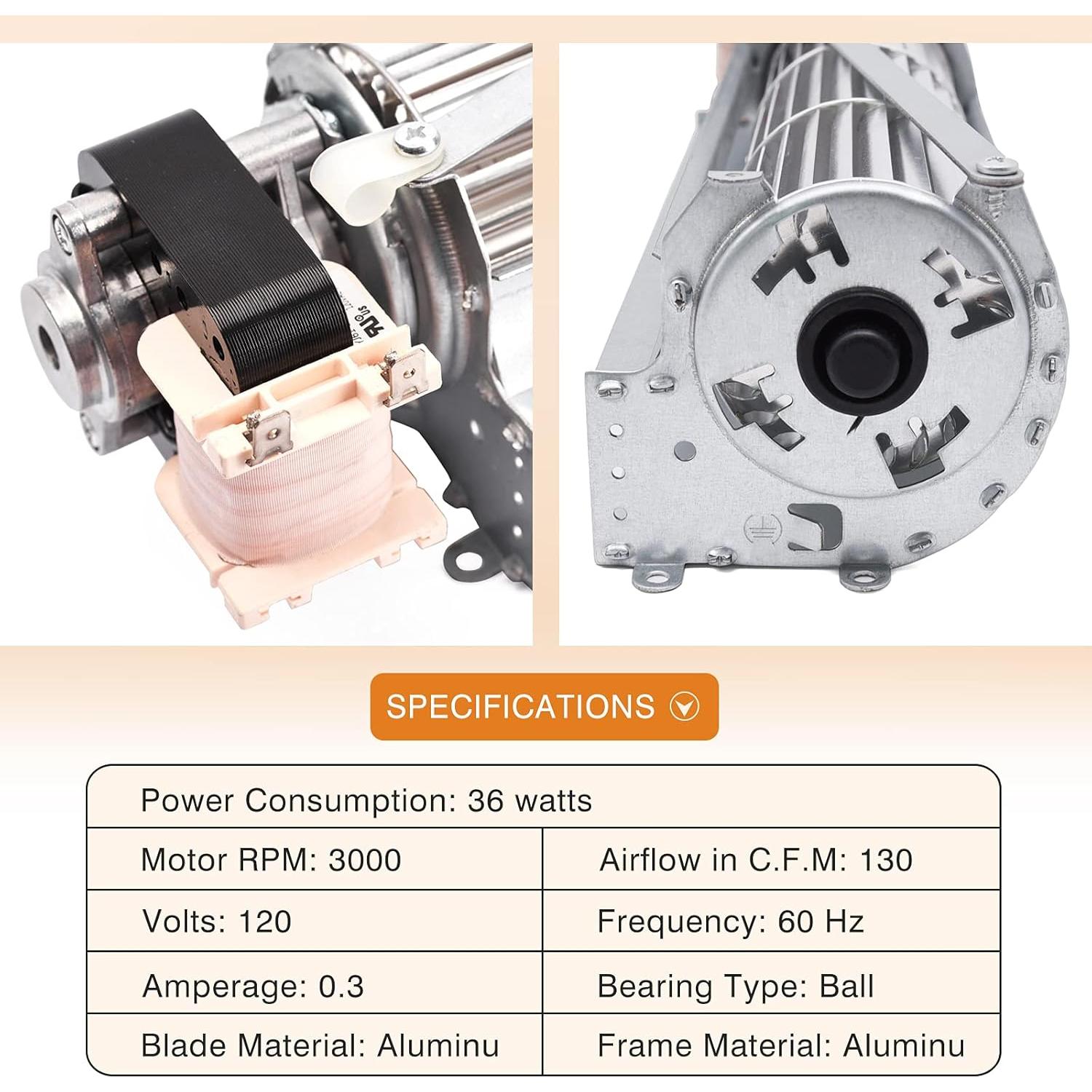 Kit Soplador Chimenea Adviace BLOT 130 CFM 120V