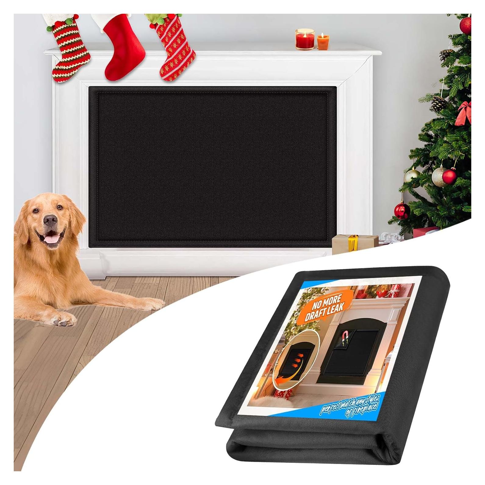 Cubierta Magnética CADARA 90x90 cm para Chimenea Ajustable