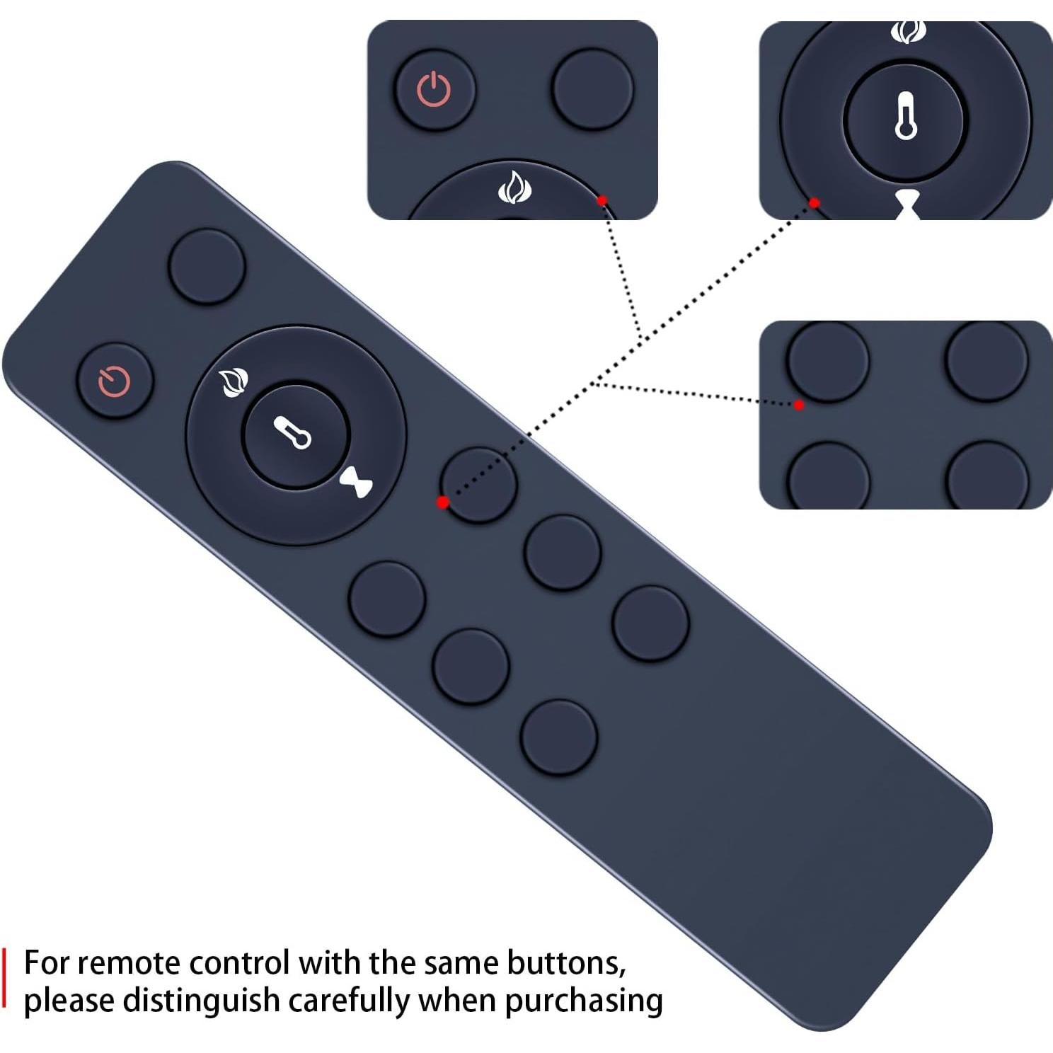 Control Remoto Infrarrojo T-A10 para Estufa Twin Star
