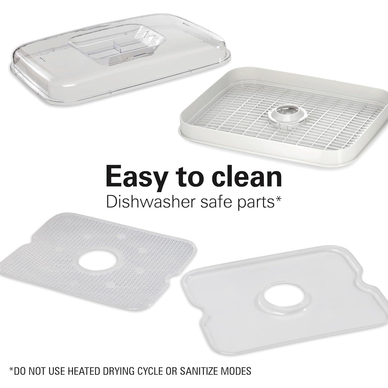 Deshidratador de Alimentos Digital Hamilton Beach 5 Bandejas 500W