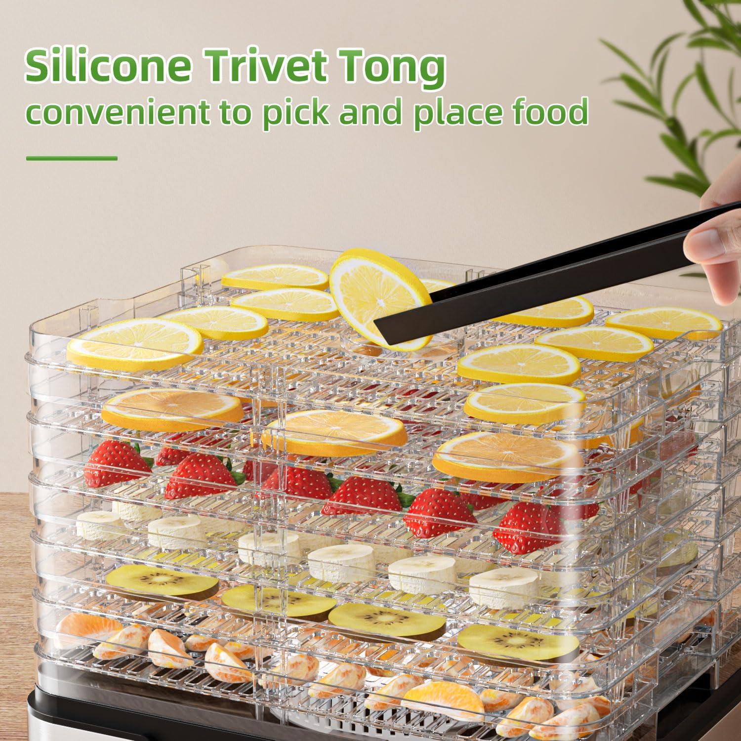 Deshidratador de Alimentos TINANA 7 Estantes 400W Acero Inoxidable