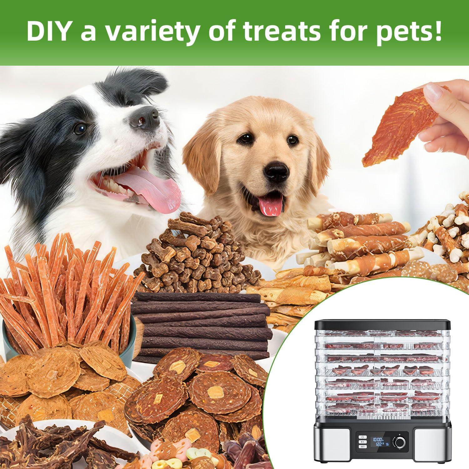 Deshidratador de Alimentos TINANA 7 Estantes 400W Acero Inoxidable